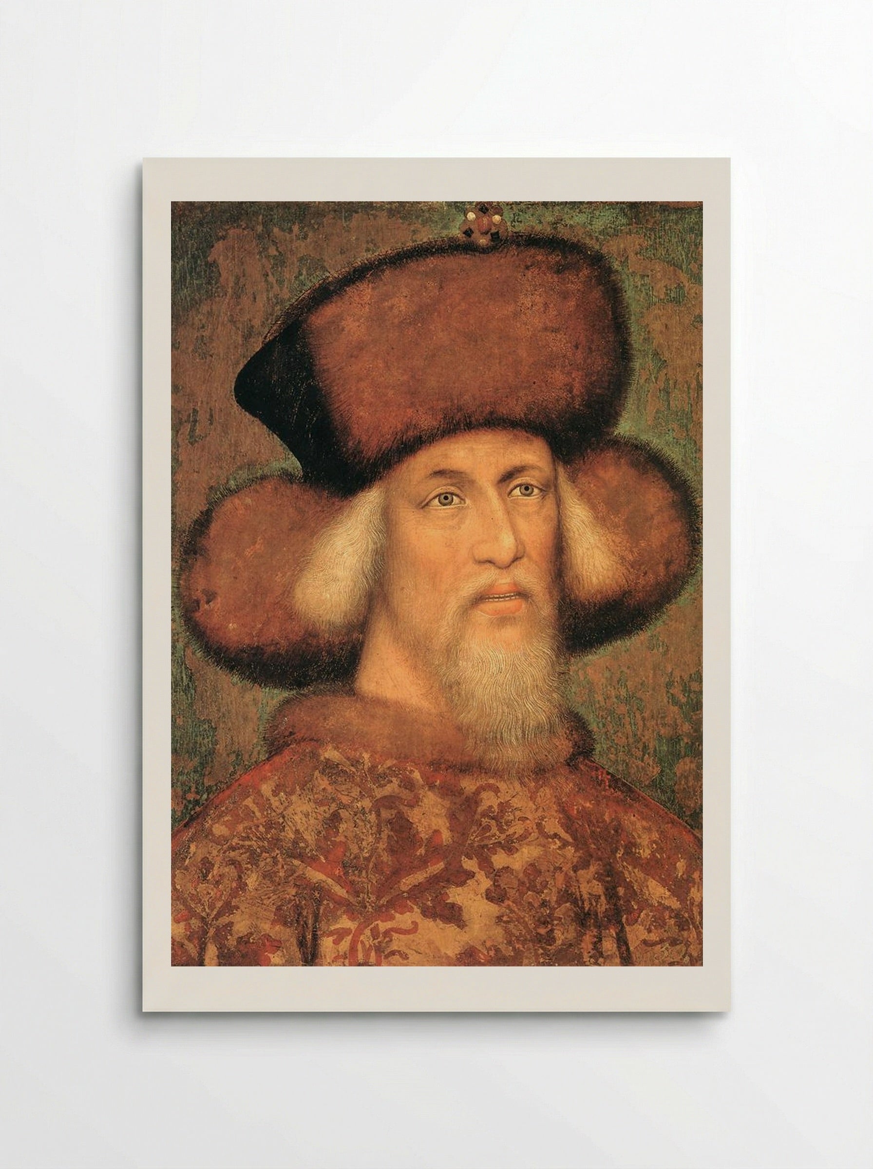Portrait of Emperor Sigismund of Luxembourg - Pisanello - Poster