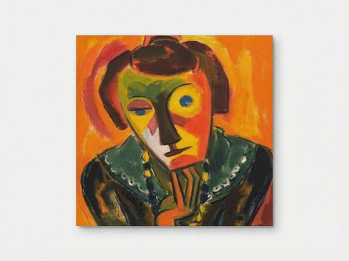 Portrait of Emy - Karl Schmidt-Rottluff - Poster