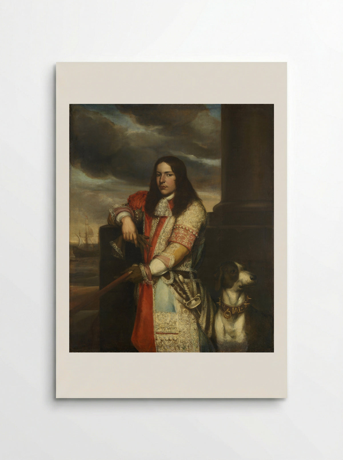 Portrait of Engel de Ruyter - Jan Andrea Lievens - Poster
