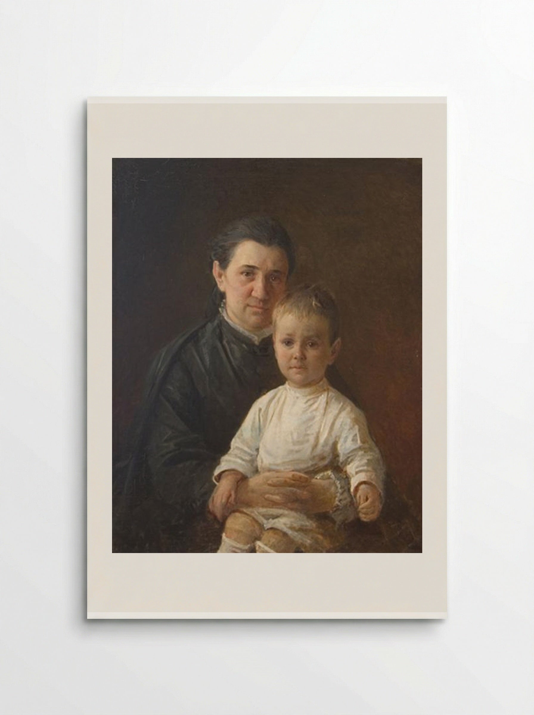 Portrait of Evdokiya Nikolaevna Kostycheva - Nikolai Ge - Poster