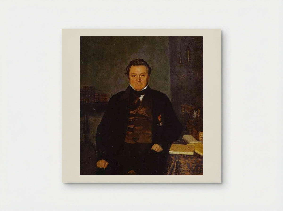 Portrait of F. Ye. Yakovlev - Pavel Fedotov - Poster