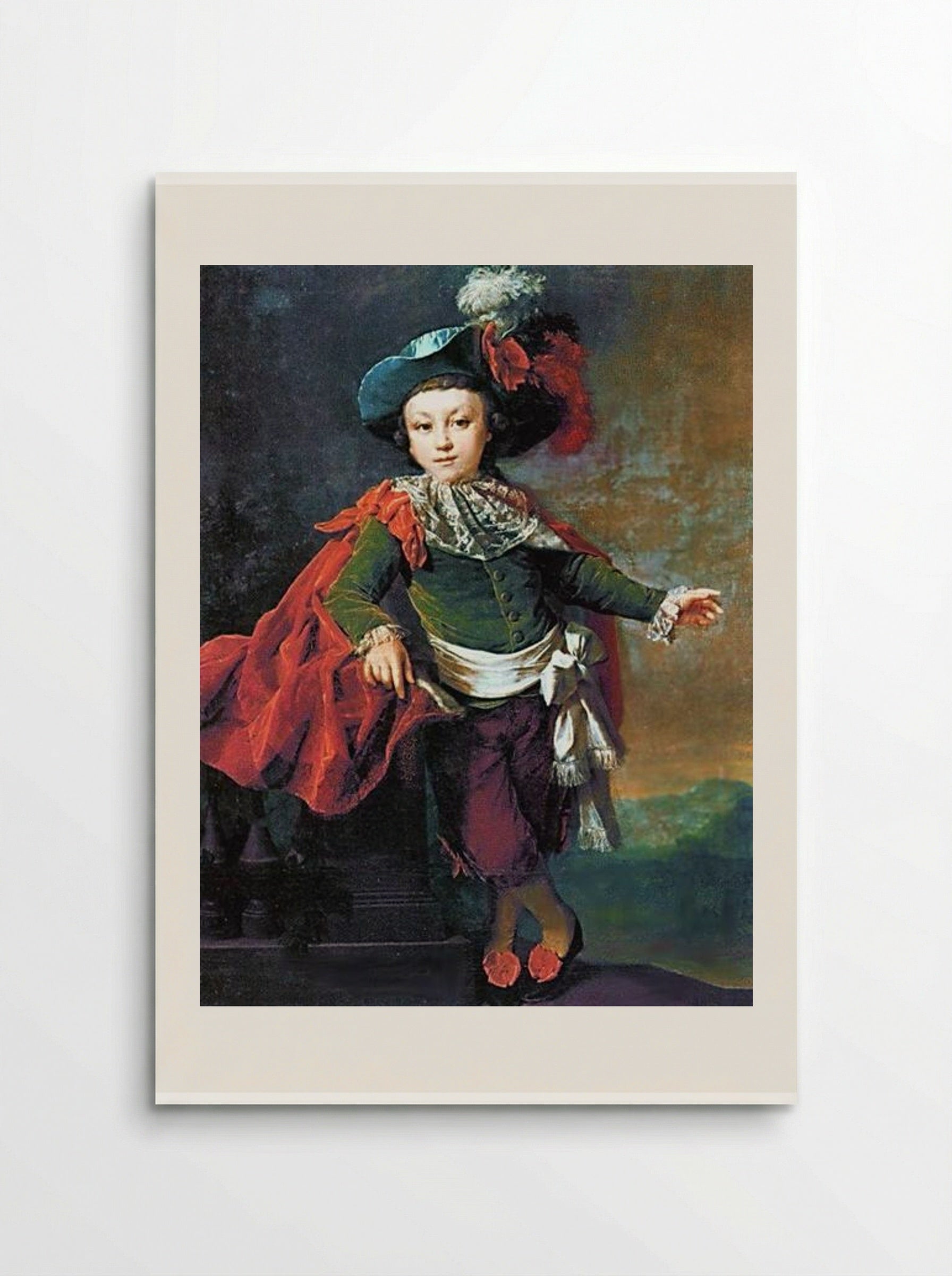 Portrait of F.P. Makerovskiy in masquerade costume - Dmitry Levitzky - Poster