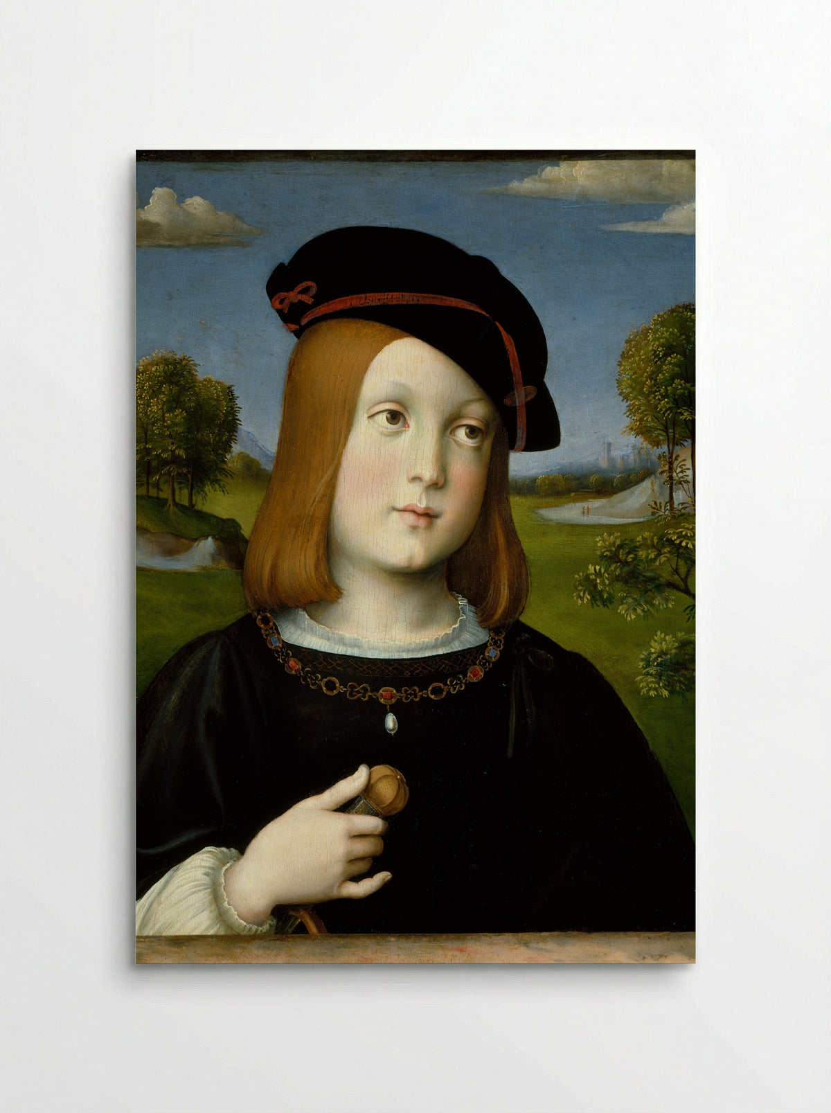 Portrait of Federico II Gonzaga - Francesco Francia - Poster