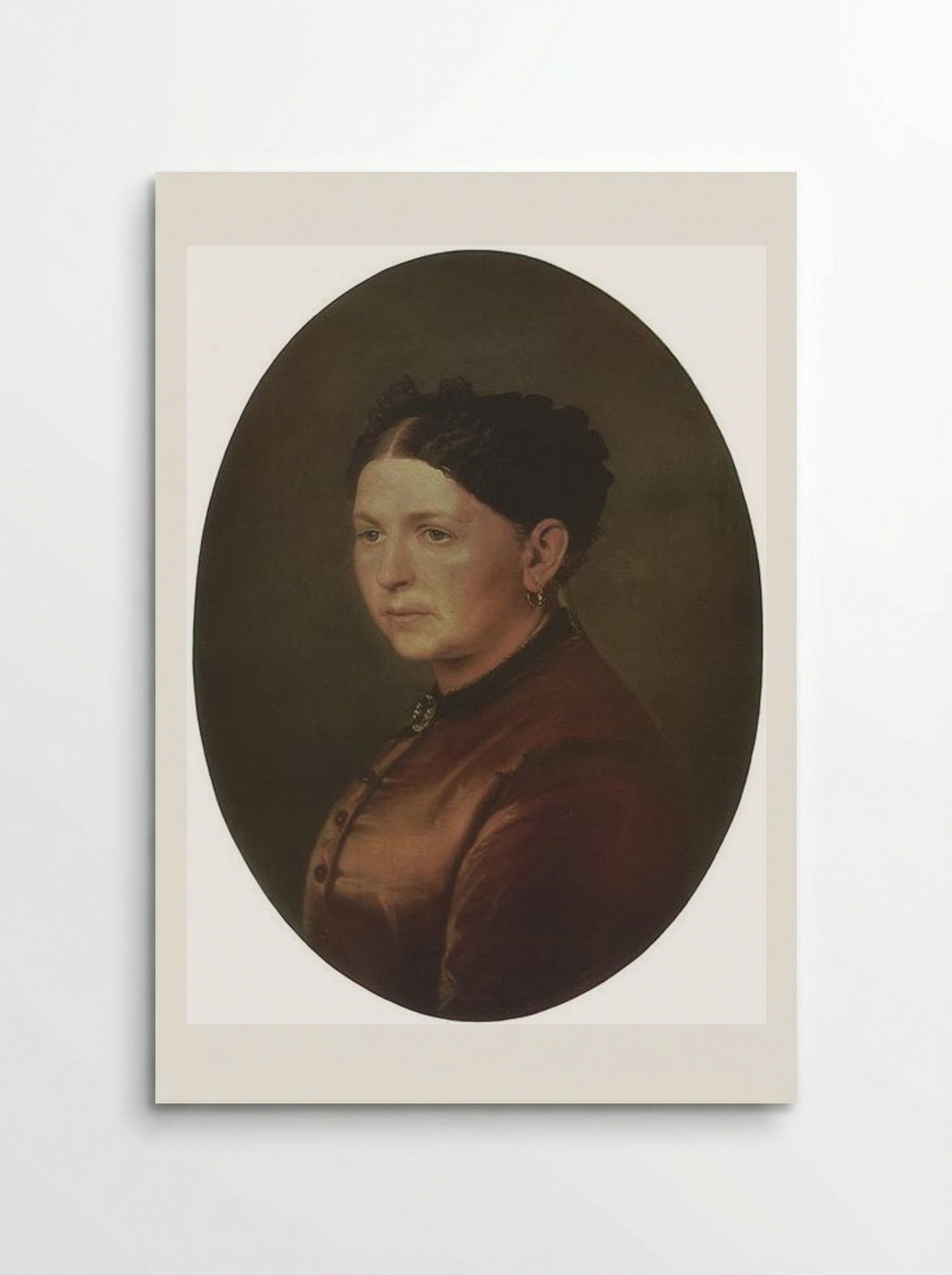 Portrait of Feodosya Resanova - Vasily Perov - Poster
