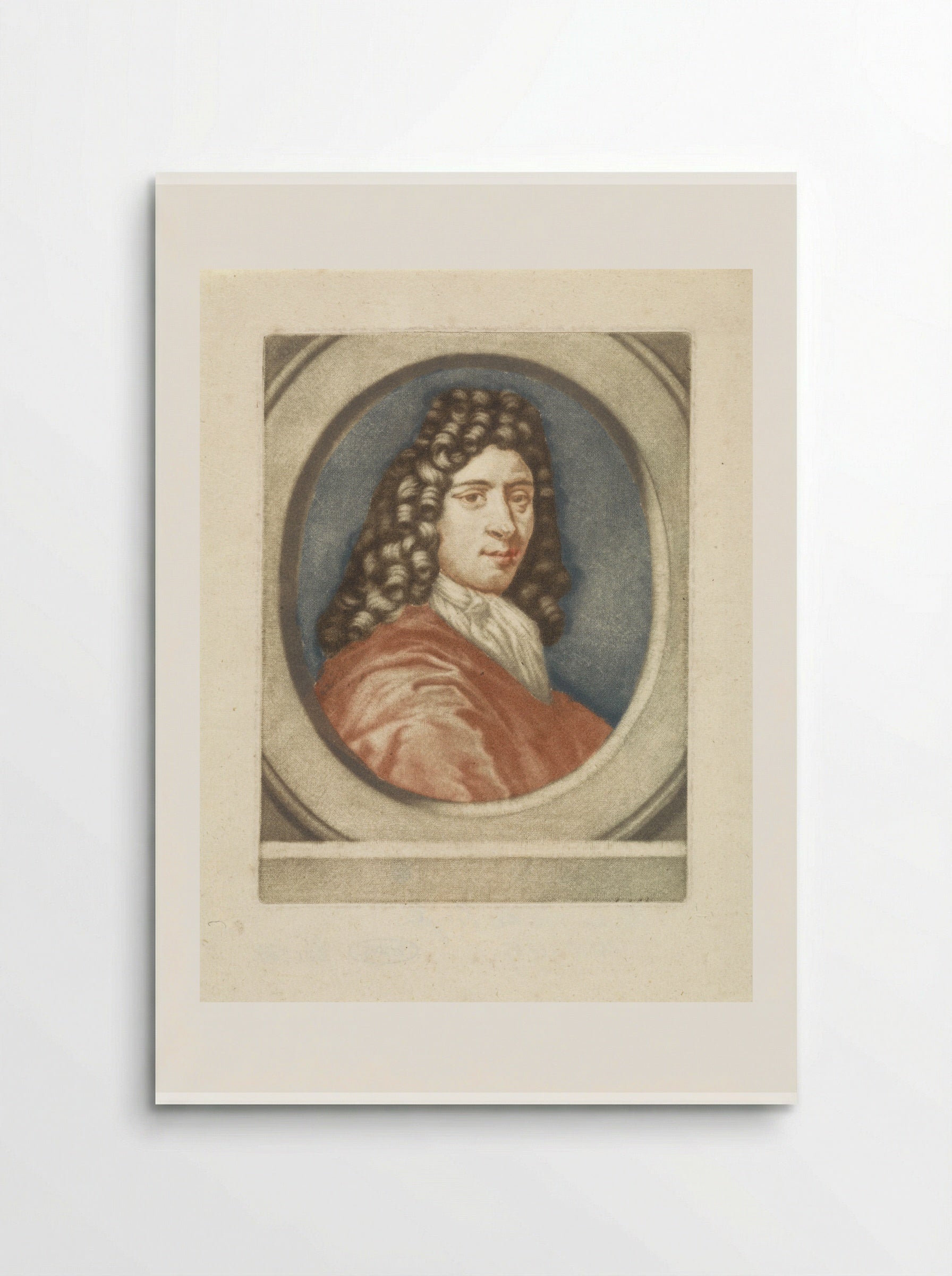 Portrait of Frère Jacques de Beaulieu as a Hermit - Pieter van den Berge - Poster