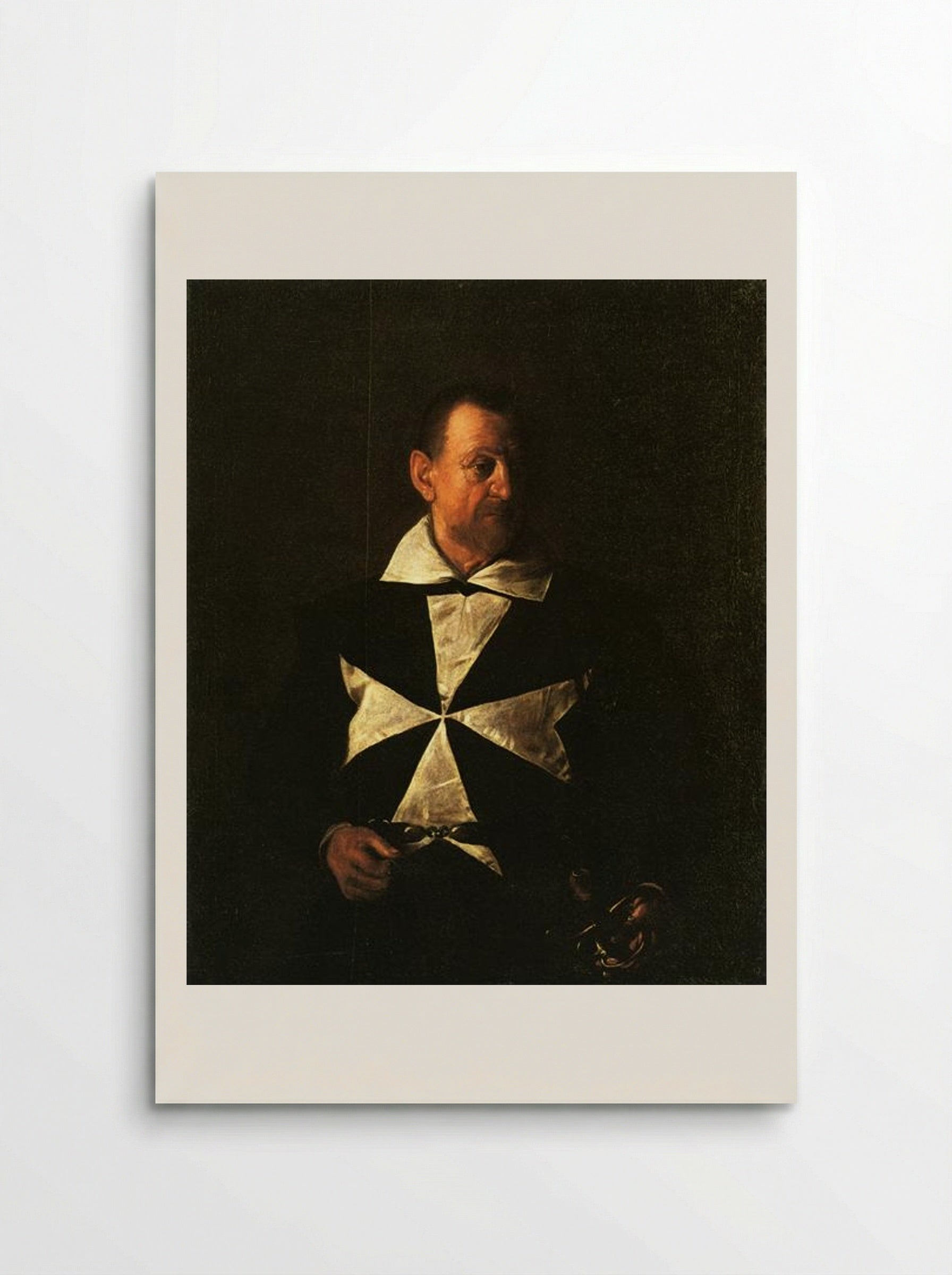 Portrait of Fra Antonio Martelli - Caravaggio - Poster