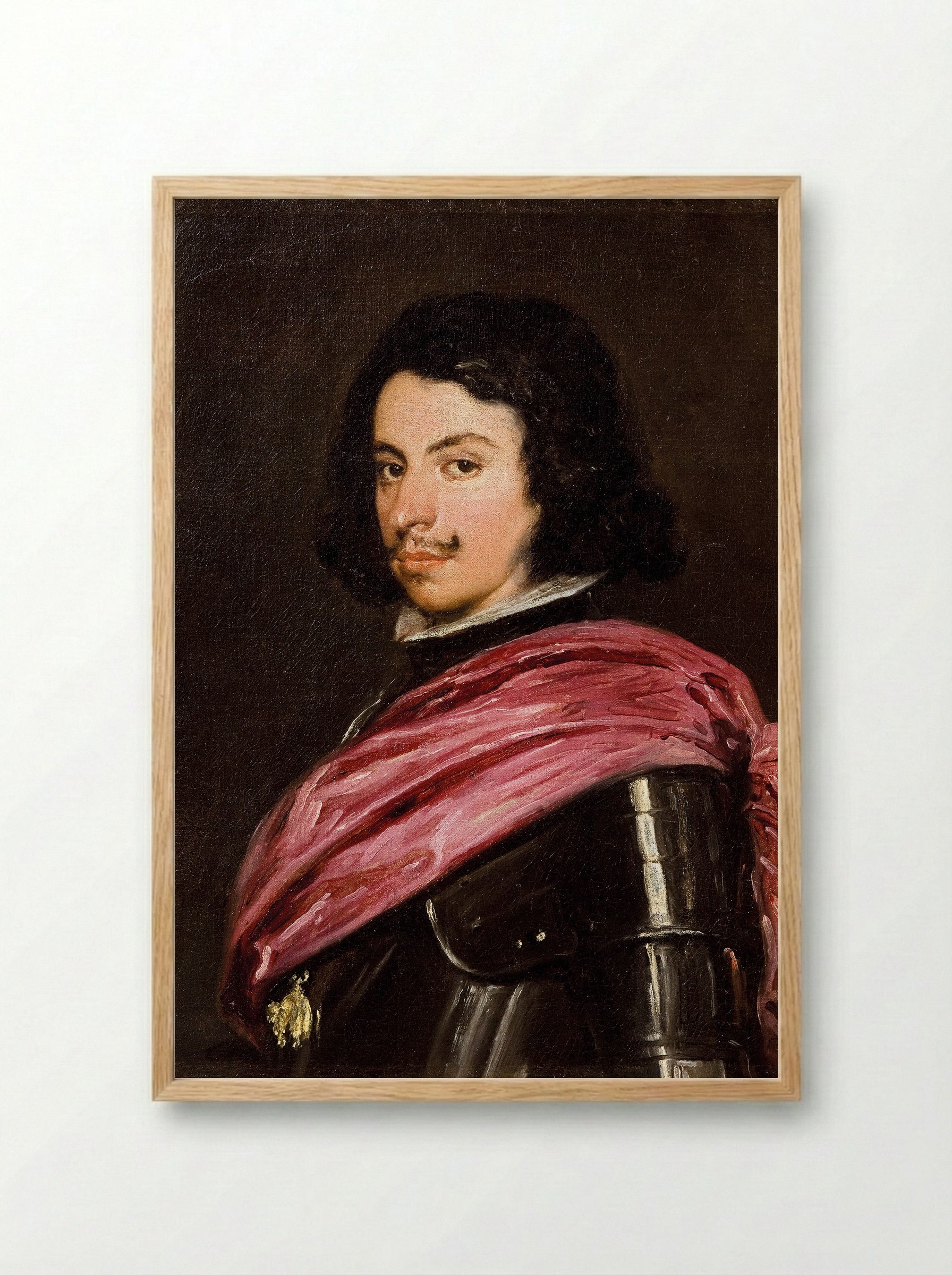 Portrait of Francesco I d'Este - Diego Velázquez - Framed Print Wood