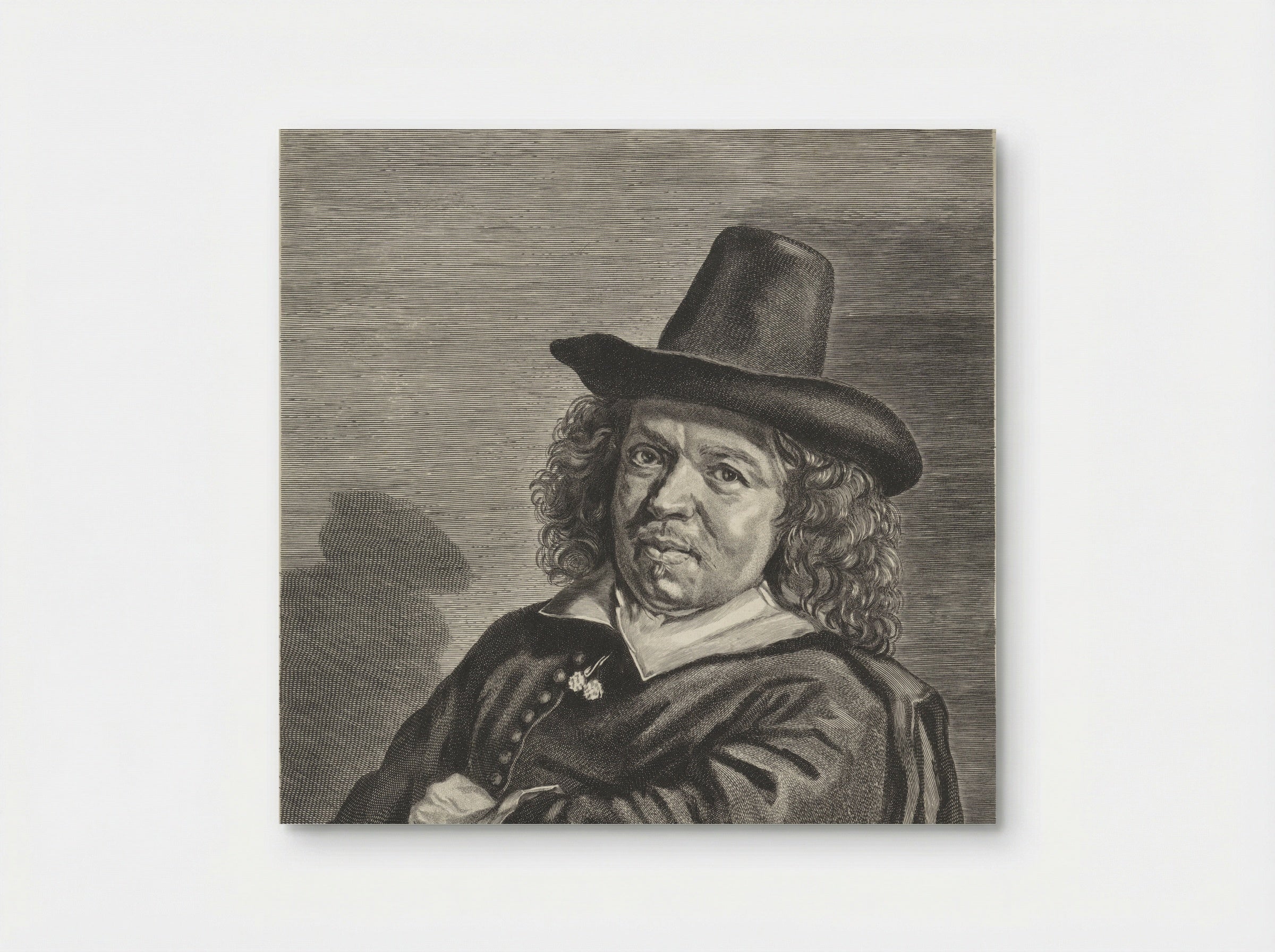 Portrait of Frans Jansz. Post - Jonas Suyderhoef - Poster