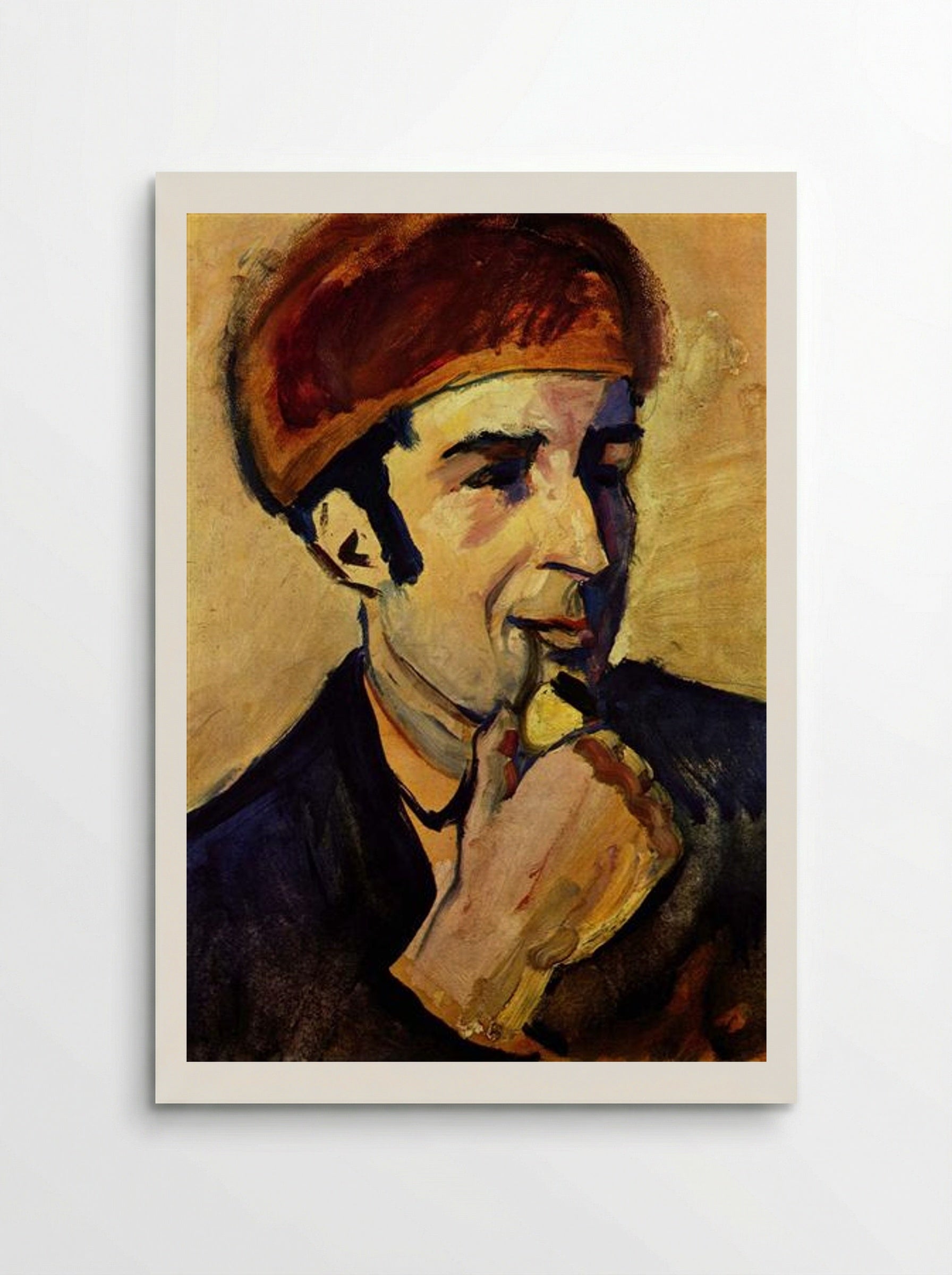 Portrait of Franz Marc - August Macke - Poster
