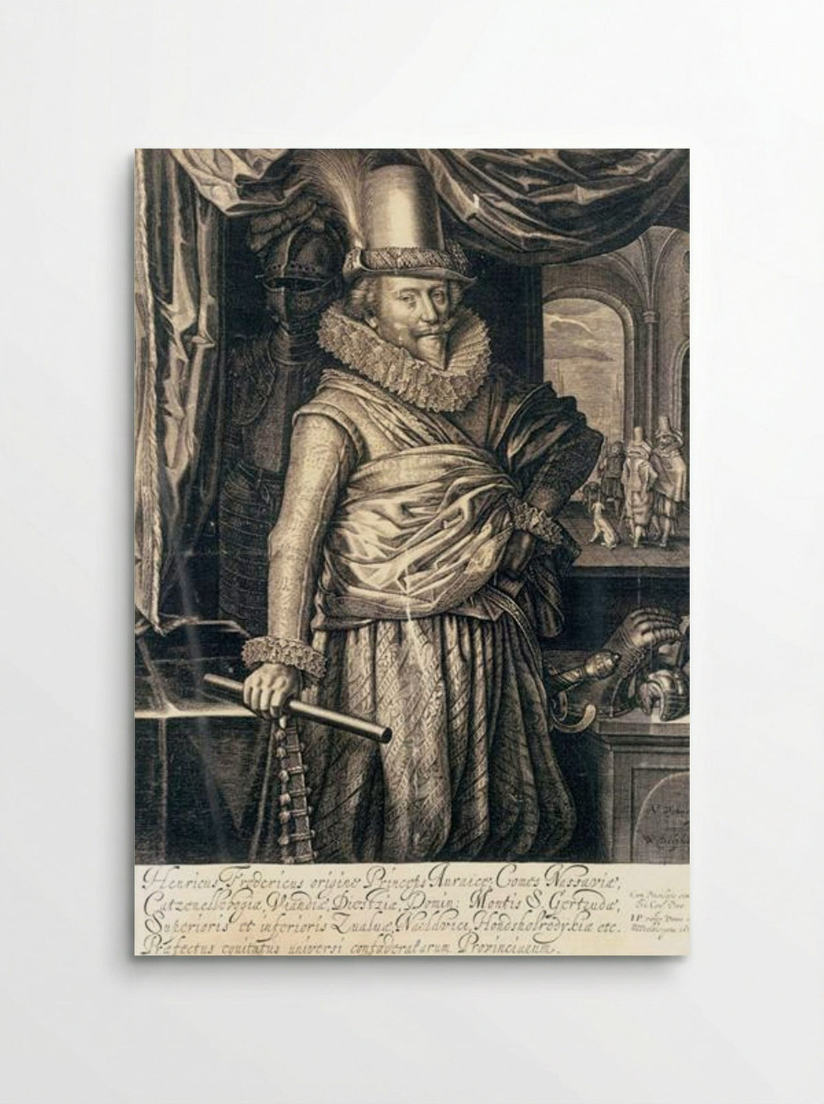 Portrait of Frederick Hendrick, Prince of Orange Nassau - Adriaen van de Venne - Poster