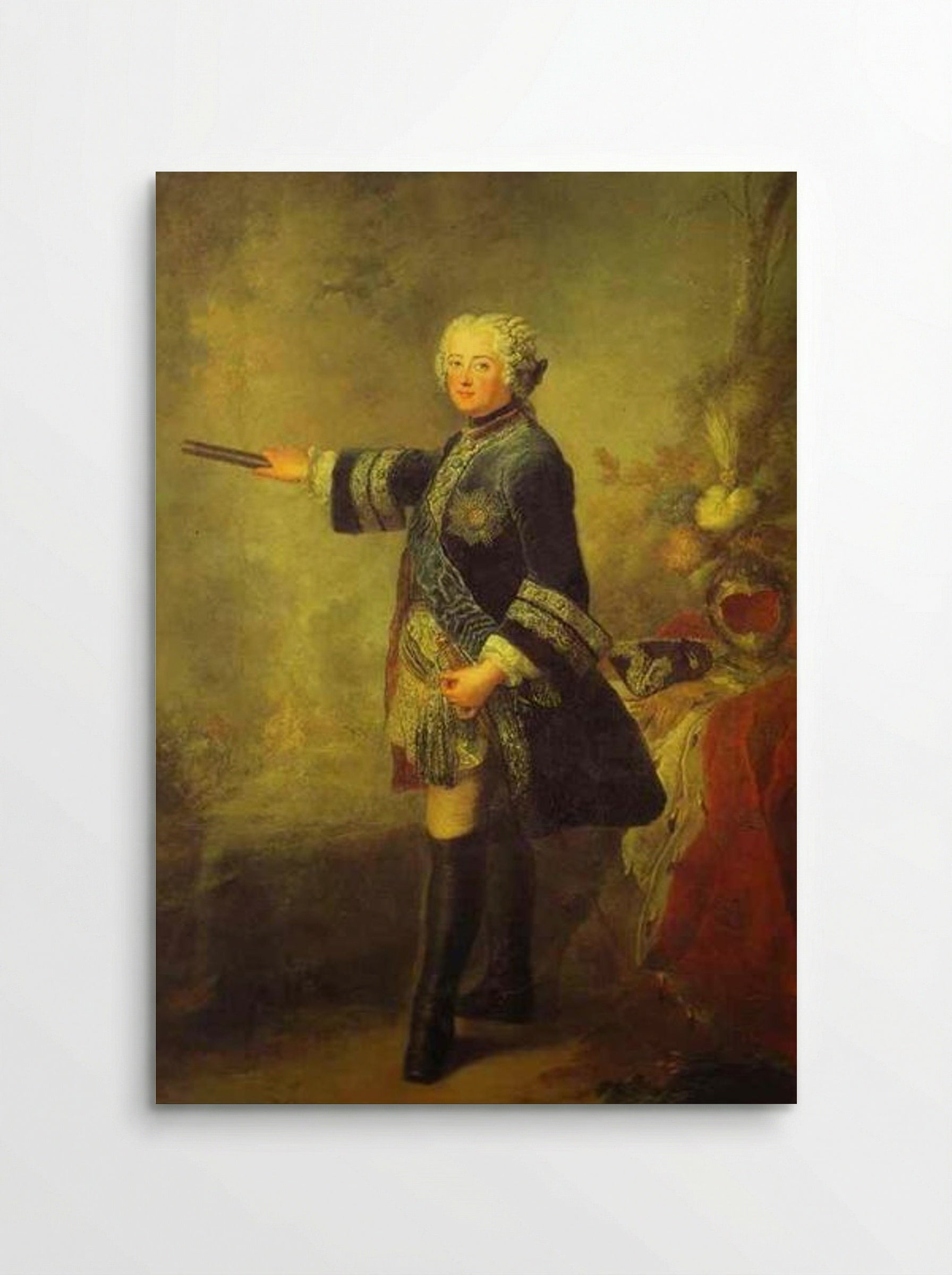 Portrait of Frederick II - Antoine Pesne - Poster
