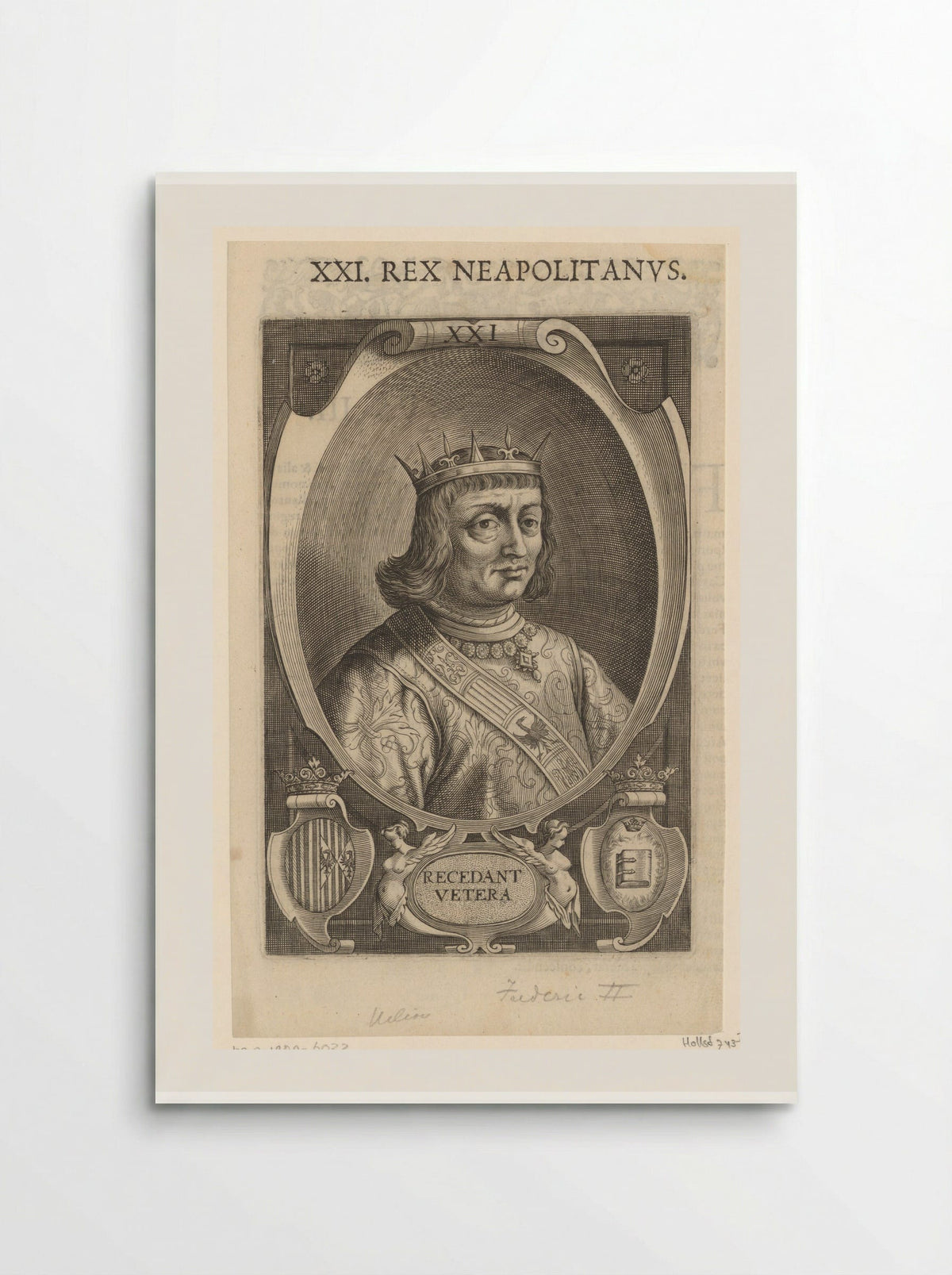 Portrait of Frederick IV, King of Naples - Lucas Kilian - Poster