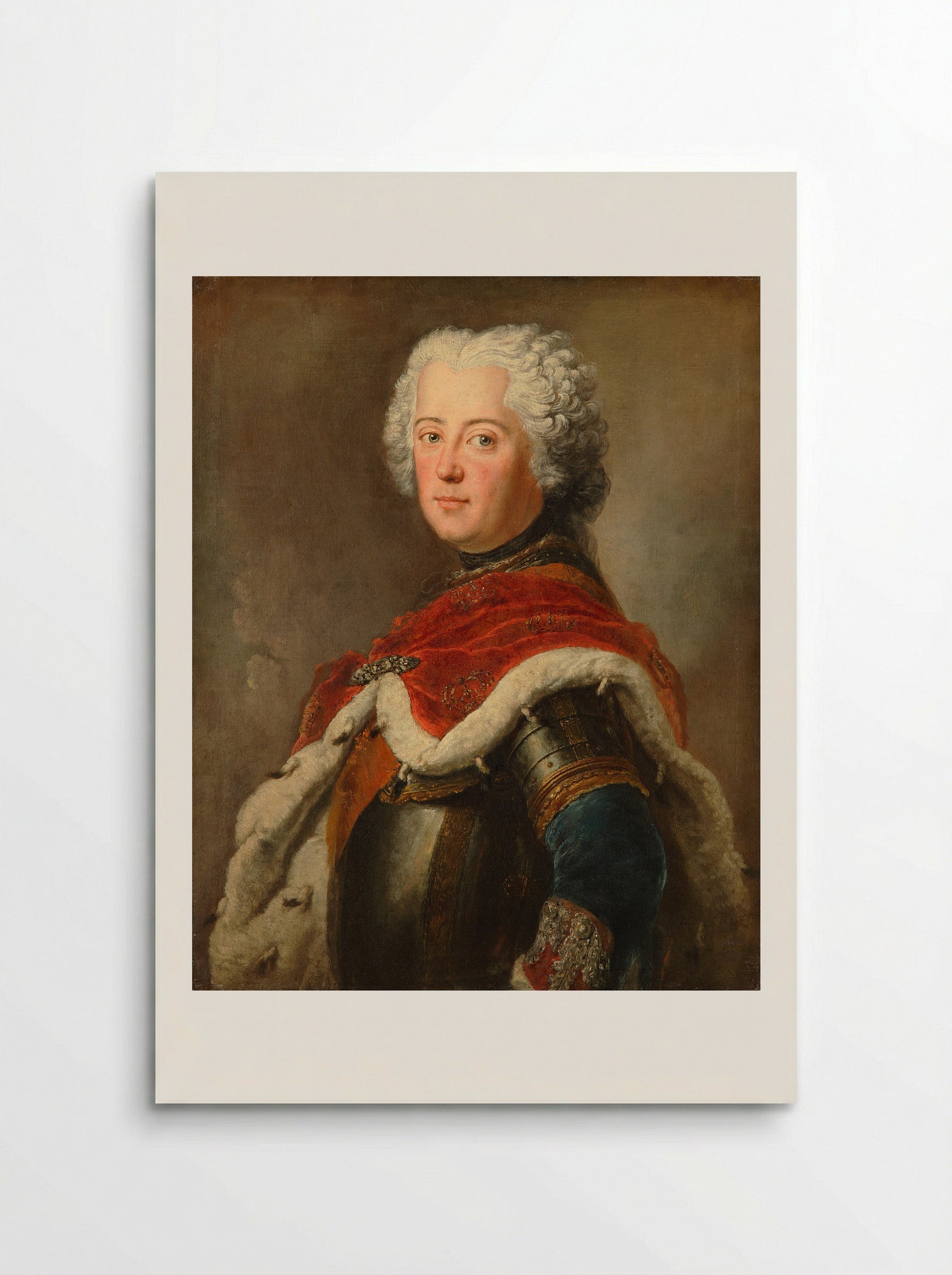 Portrait of Frederick the Great - Antoine Pesne - Poster