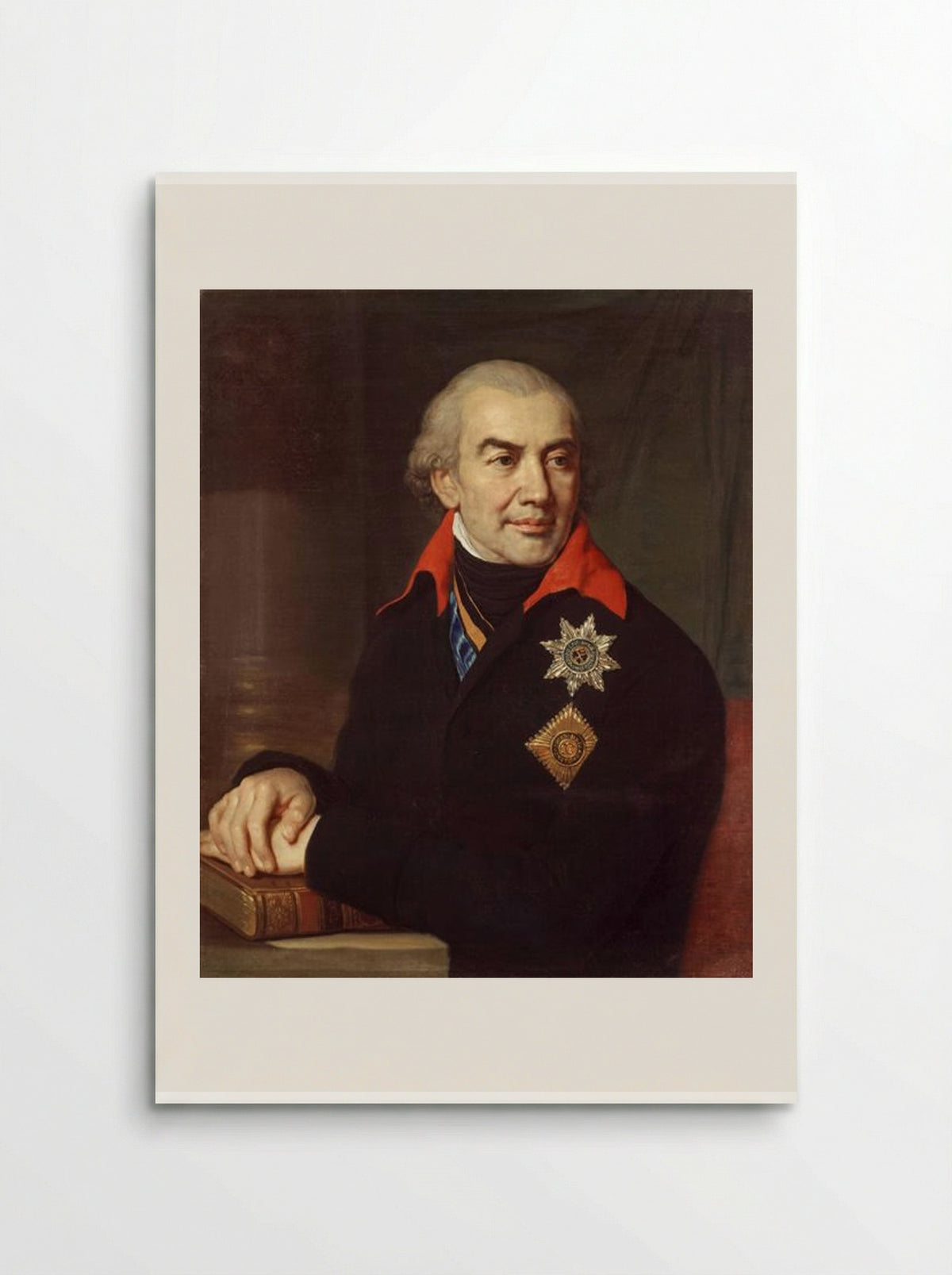 Portrait of G.S. Volokonsky - Vladimir Borovikovsky - Poster
