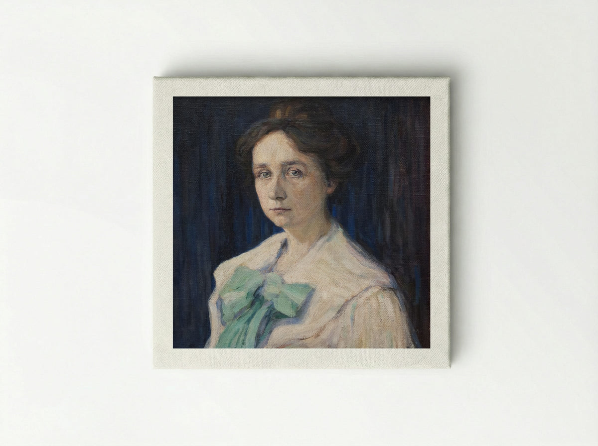 Portrait of Gabriele Münter - Gabriele Münter - Canvas