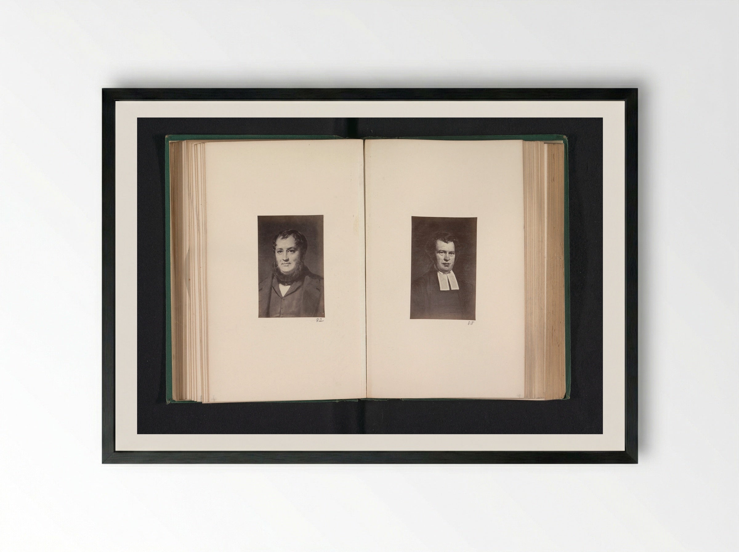 Portrait of Gavin Struthers - Thomas Annan - Framed Print Black
