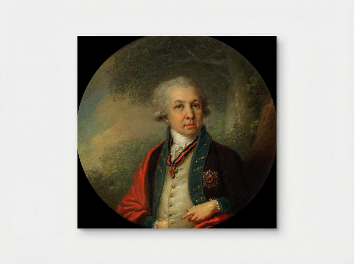 Portrait of Gavrila Romanovich Derzhavin - Vladimir Borovikovsky - Poster
