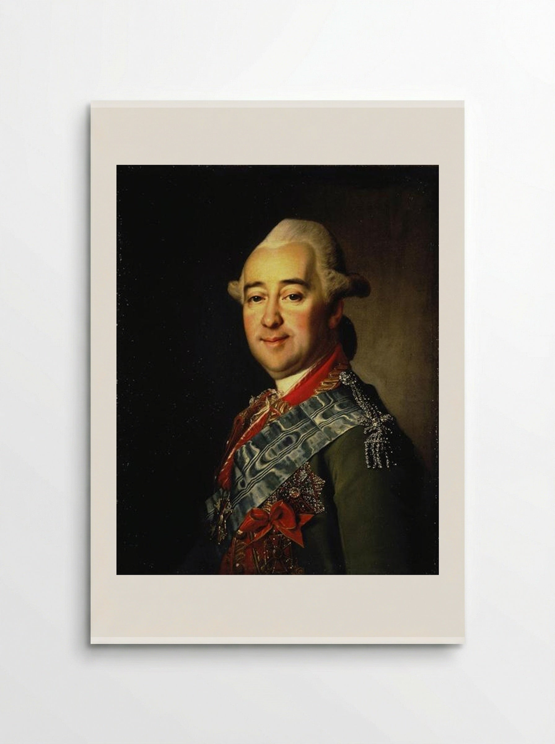 Portrait of General Mikhail Krechetnikov - Dmitry Levitzky - Poster