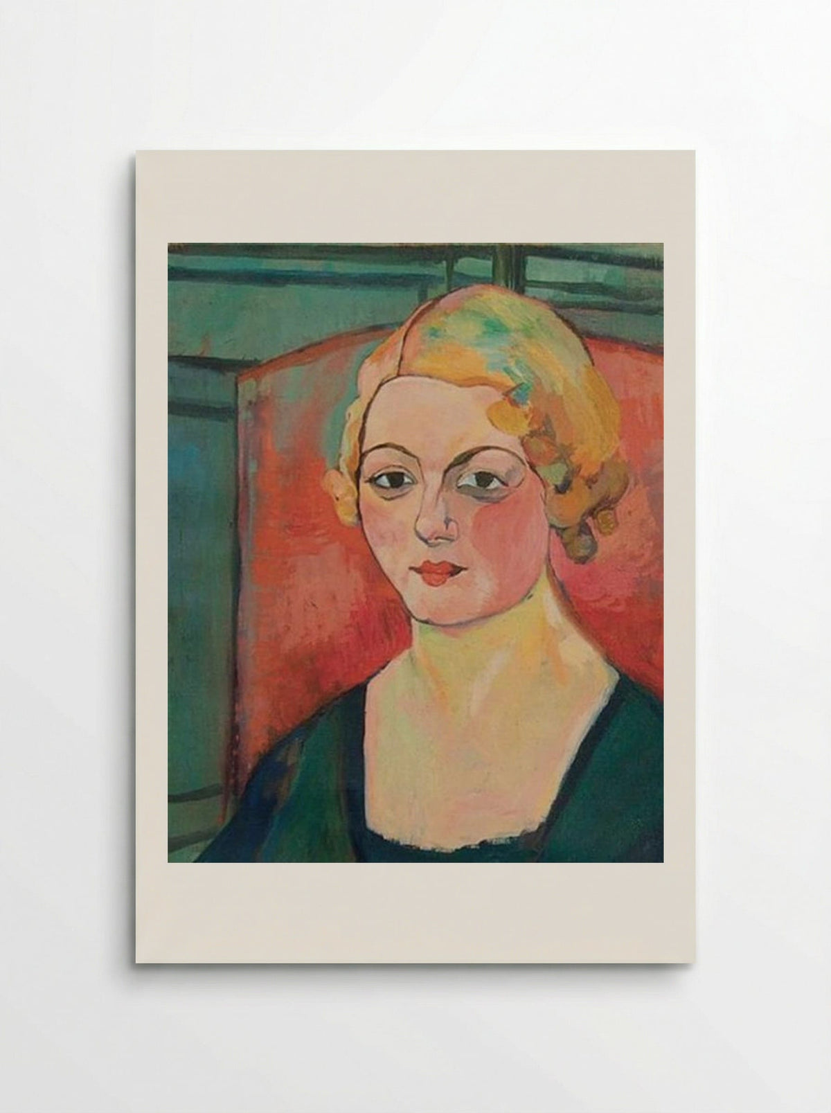 Portrait of Geneviève Camax-Zoegger - Suzanne Valadon - Poster