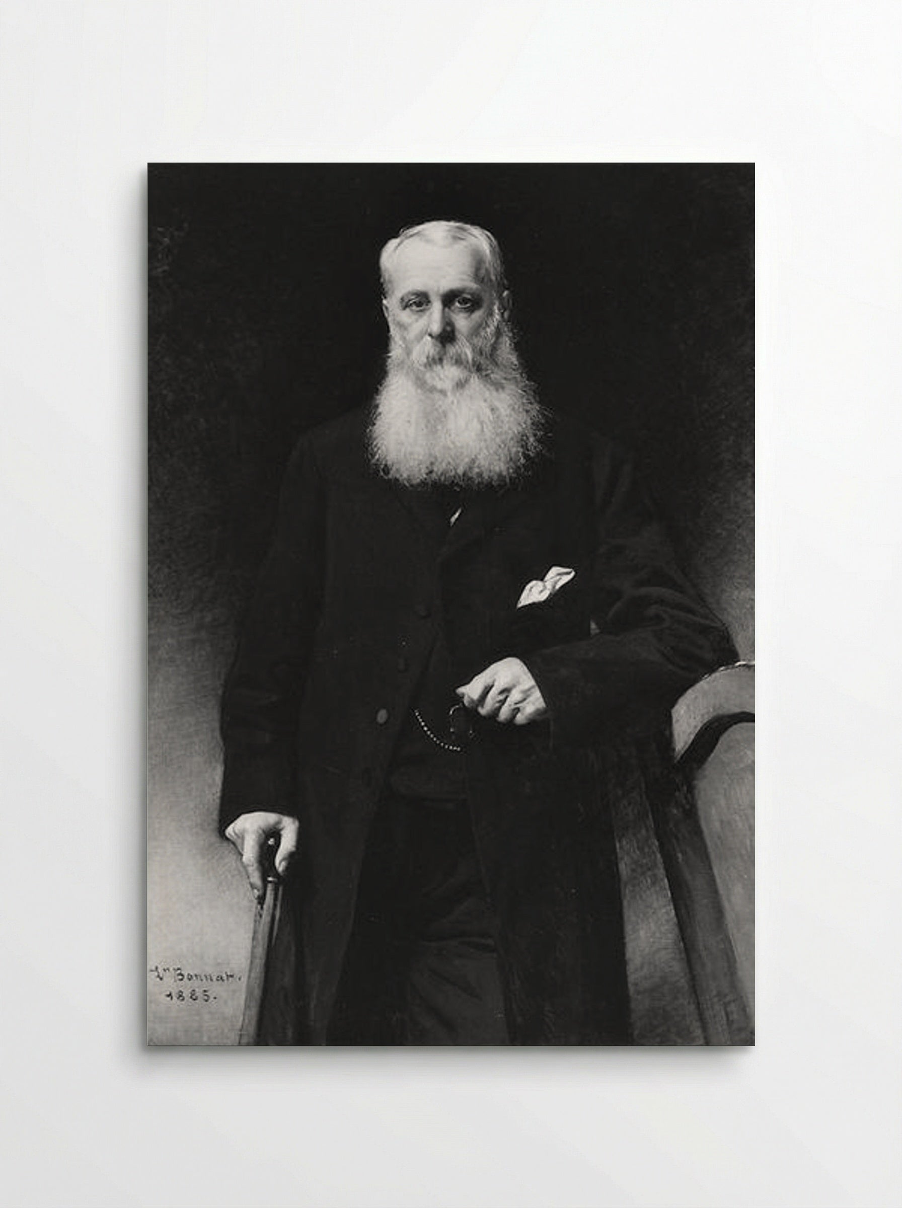 Portrait of George Aloysius Lucas - Léon Bonnat - Poster