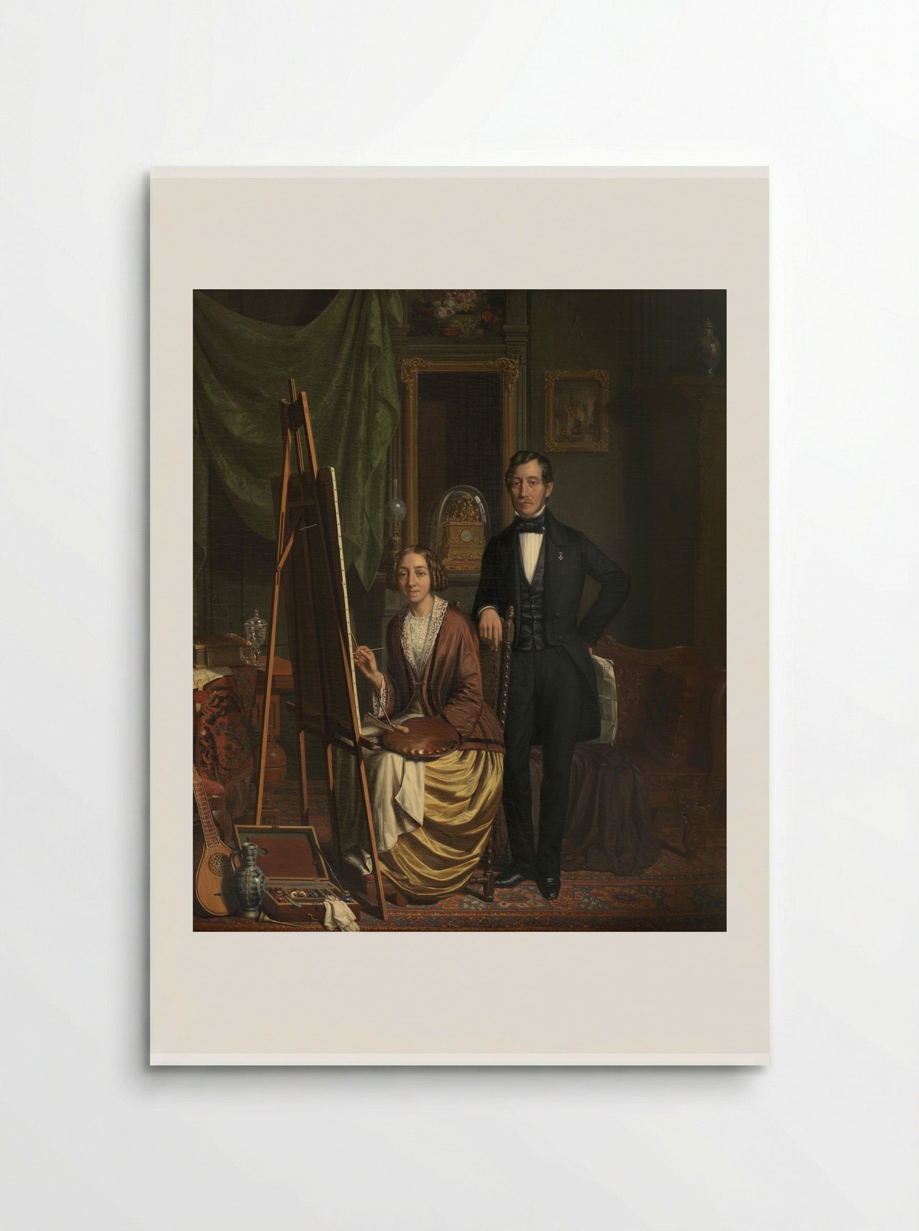 Portrait of George Gilles Haanen - Elisabeth Alida Haanen - Poster