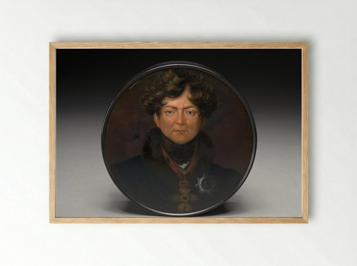 Portrait of George IV - Sir Thomas Lawrence - Framed Print Wood