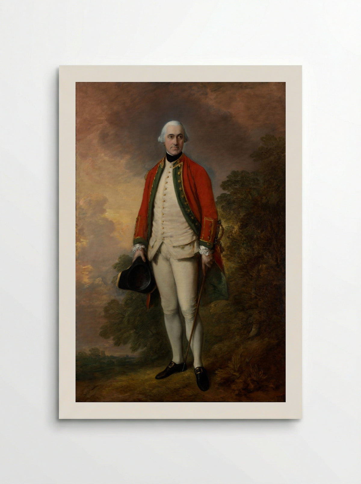 Portrait of George Pitt, First Baron Rivers - Thomas Gainsborough - Poster