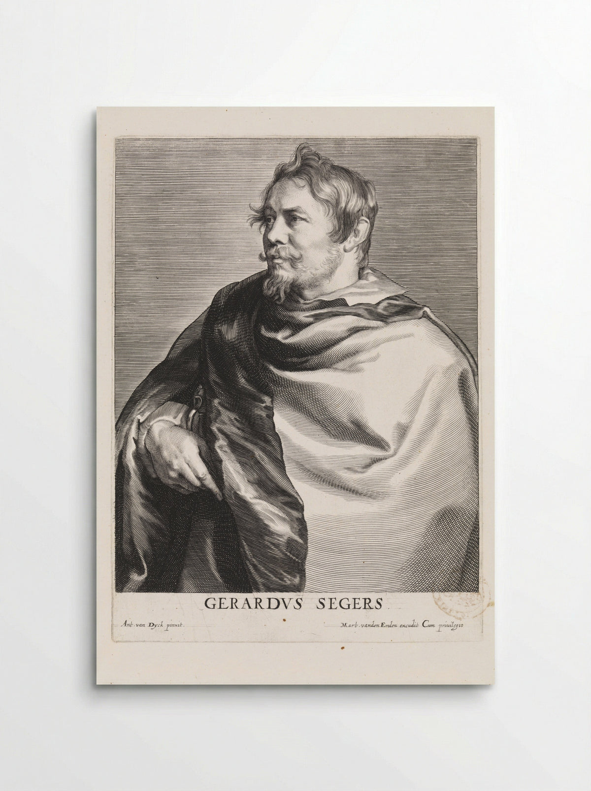 Portrait of Gerard Seghers - Anthony van Dyck - Poster
