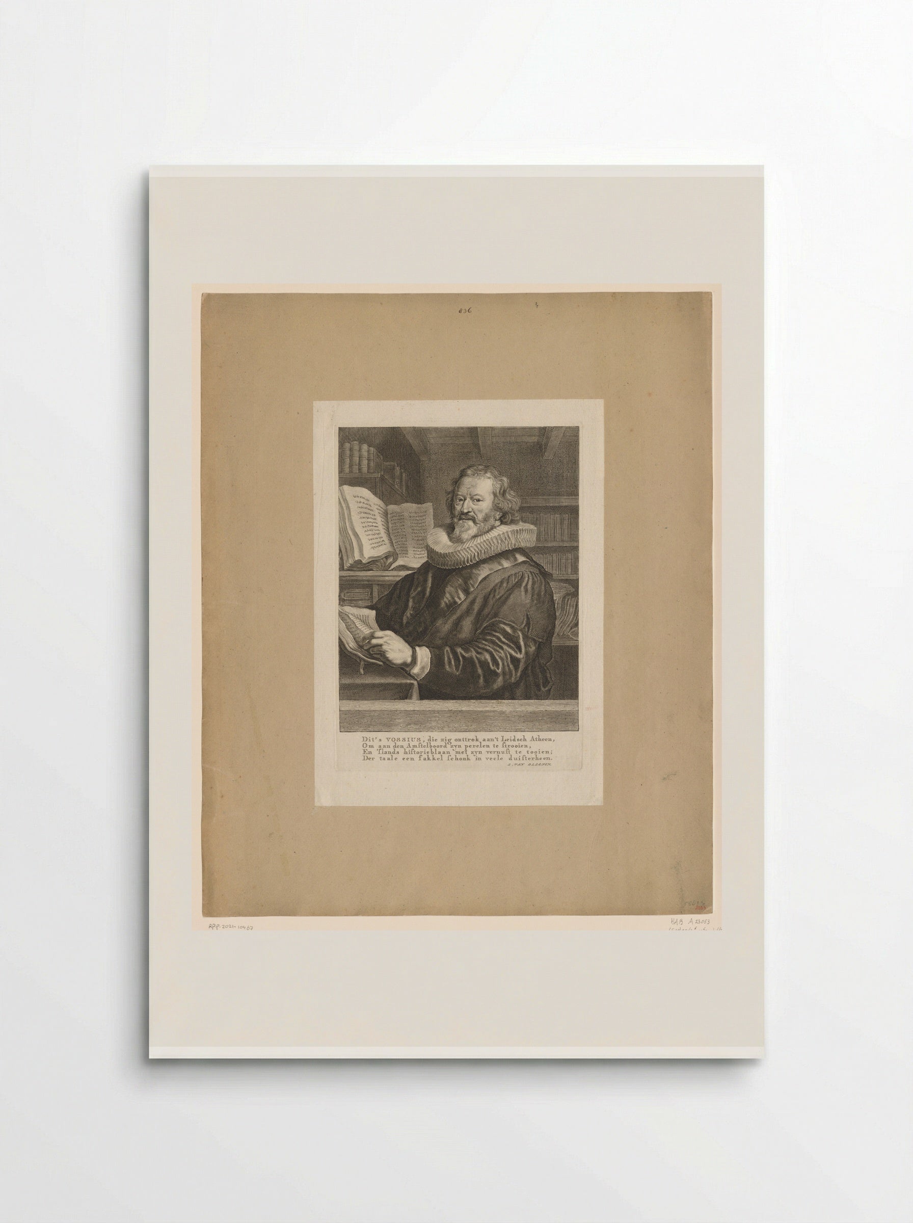 Portrait of Gerardus Joannes Vossius - Theodor Matham - Poster