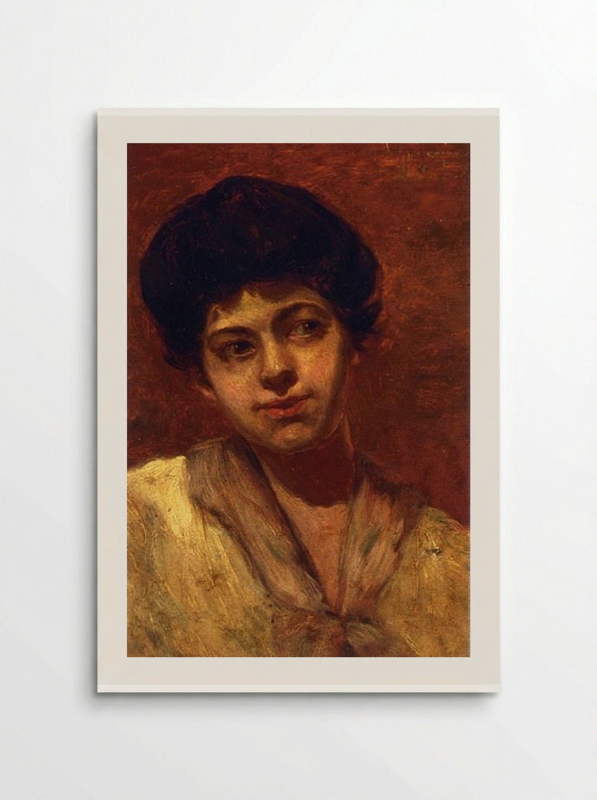 Portrait of Gertrude - Robert Julian Onderdonk - Poster
