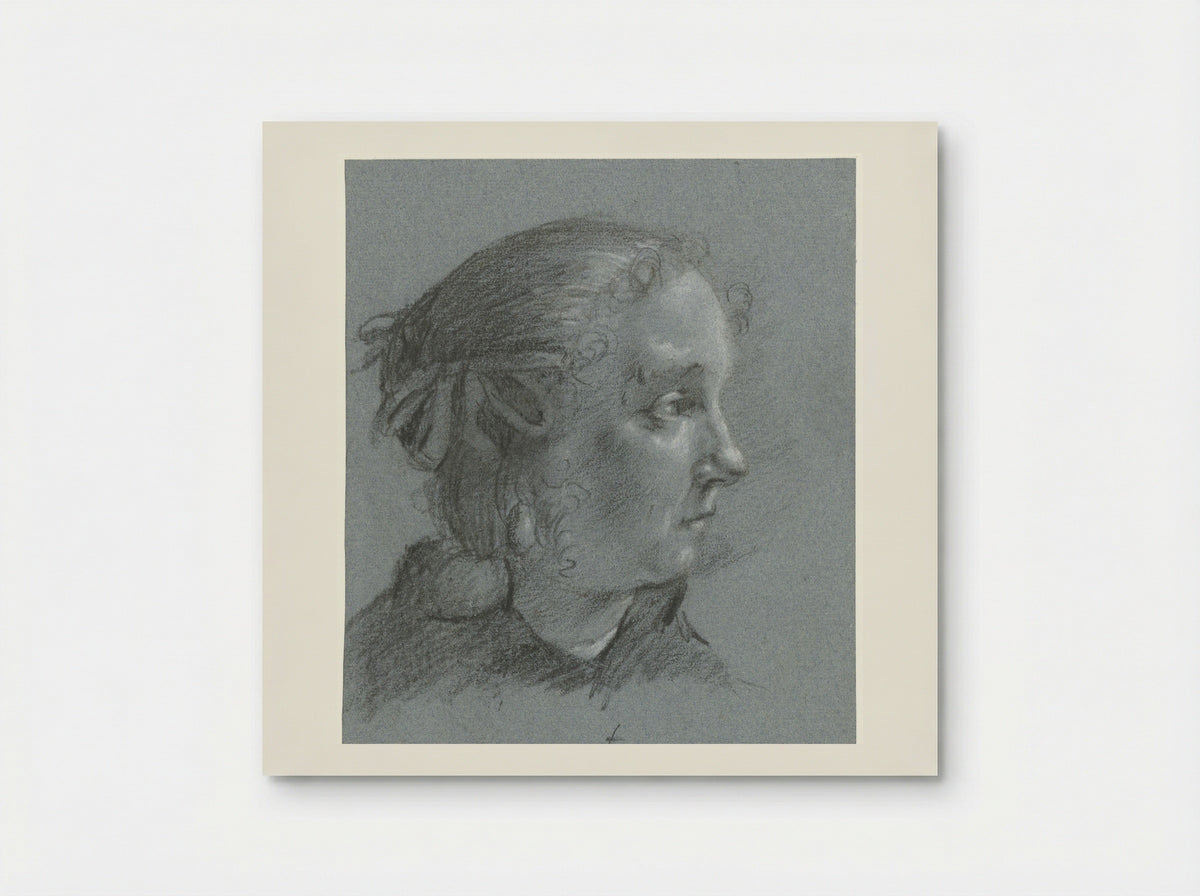 Portrait of Gesina ter Borch - Moses ter Borch - Poster