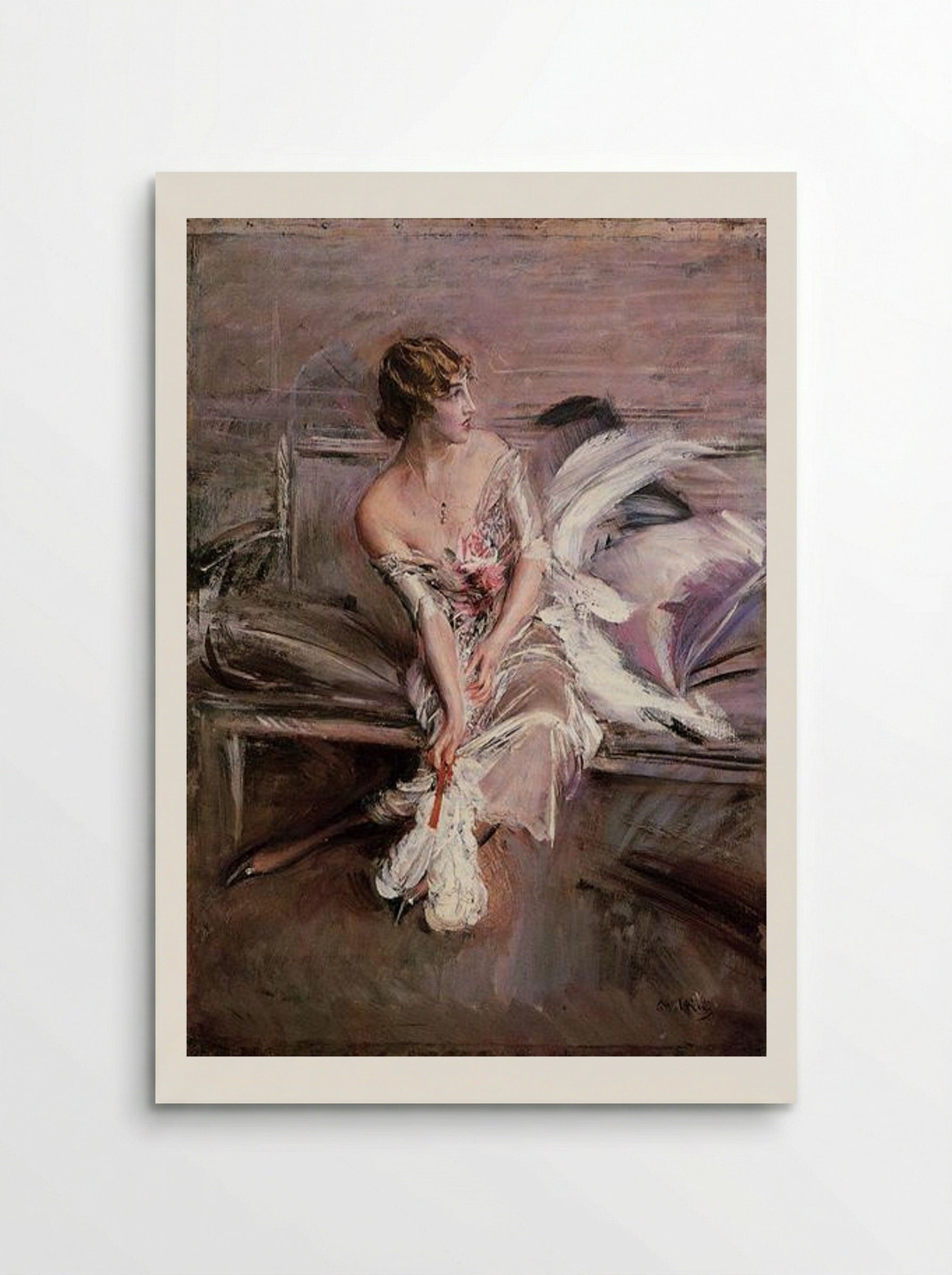 Portrait of Gladys Deacon - Giovanni Boldini - Poster