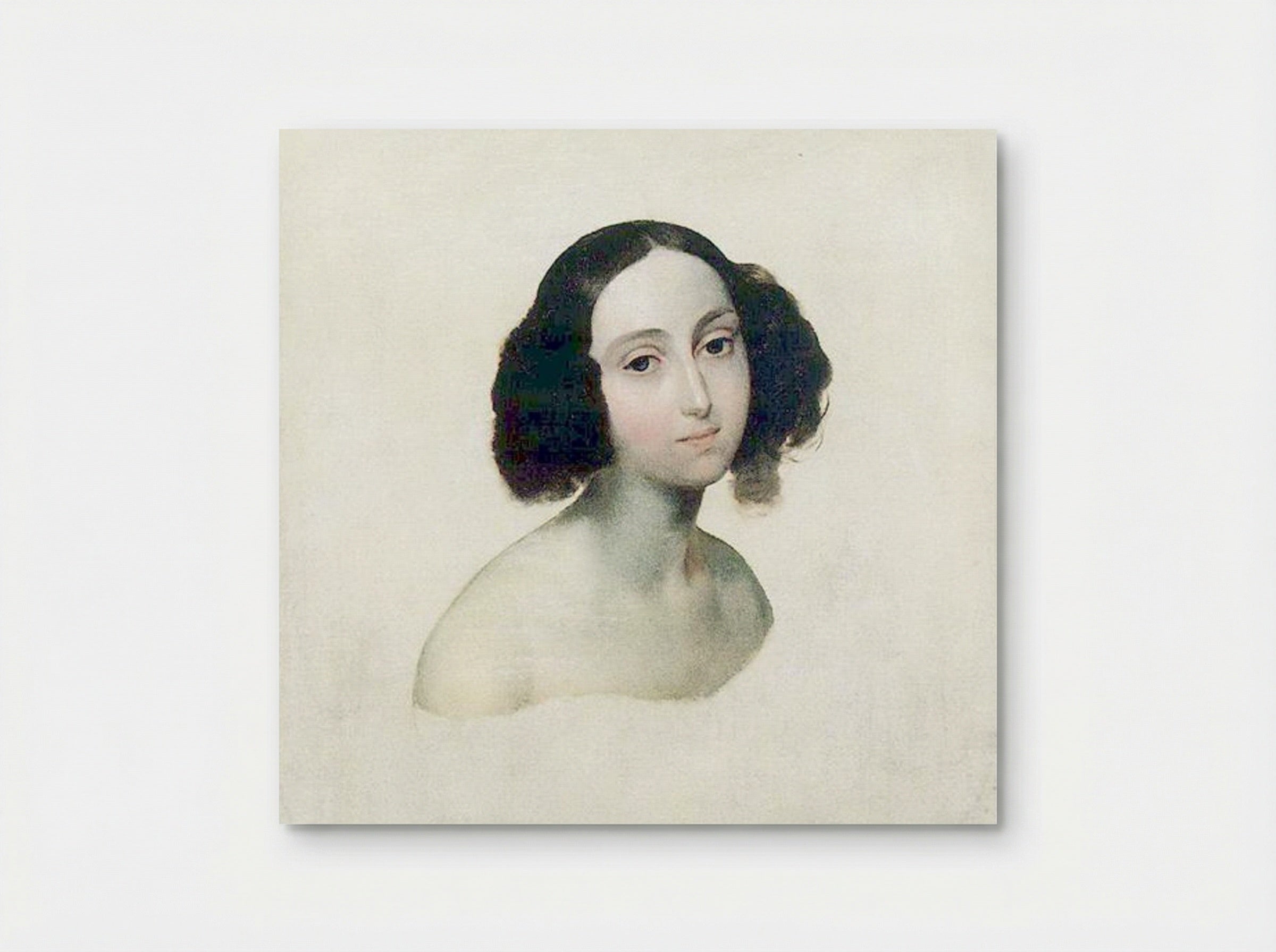 Portrait of Grand Duchess Olga Nikolaevna - Karl Bryullov - Poster
