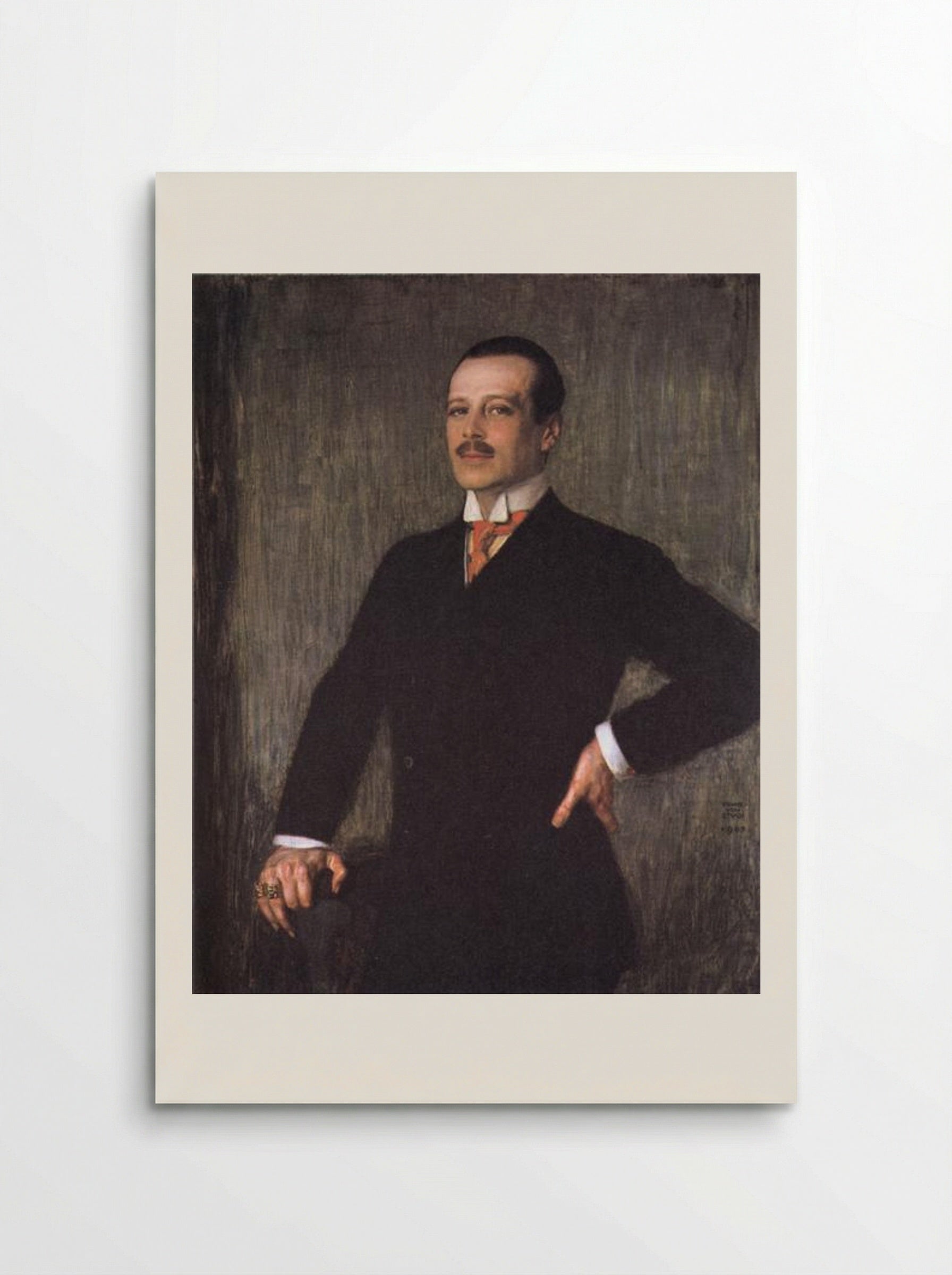 Portrait of Grand Duke Ernst Ludwig - Franz von Stuck - Poster