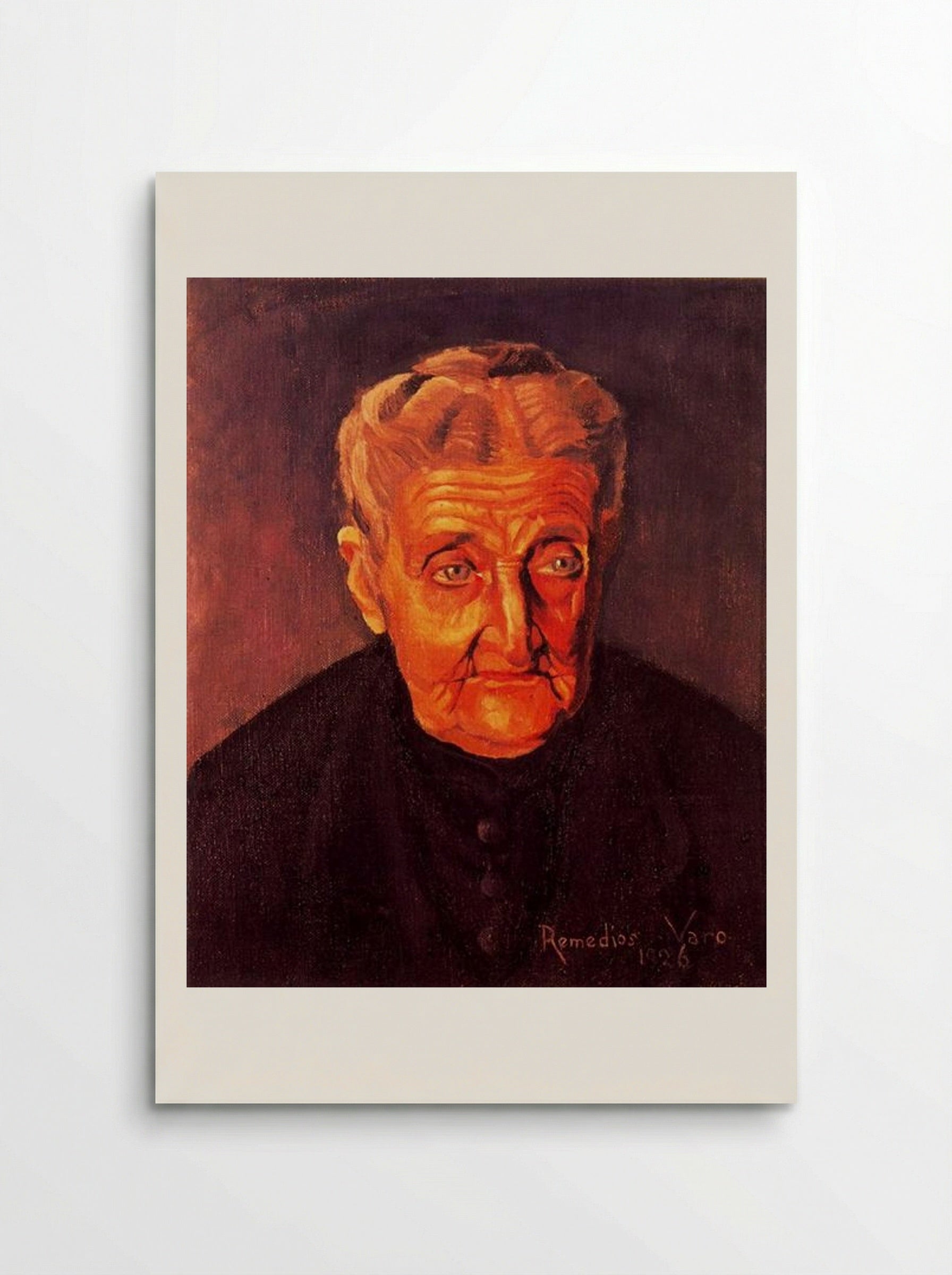 Portrait of Grandmother Doña Josefa Zejalvo - Remedios Varo - Poster