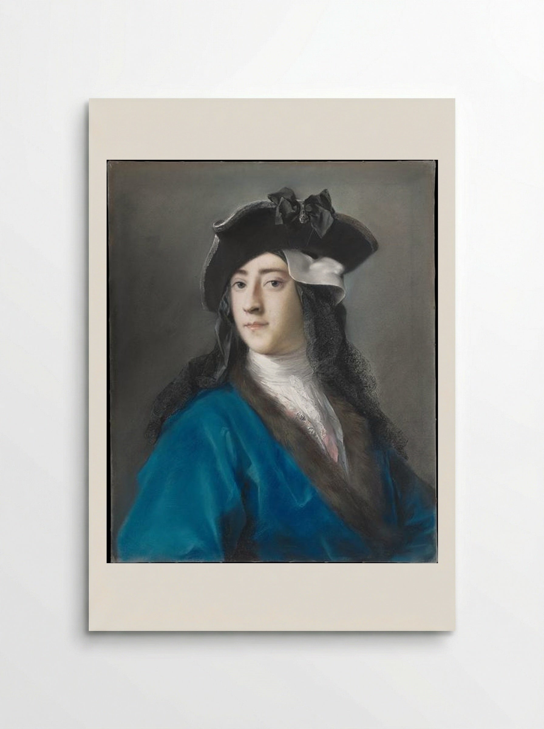 Portrait of Gustavus Hamilton, 2nd Viscount Boyne in Masquerade Costume - Rosalba Carriera - Poster