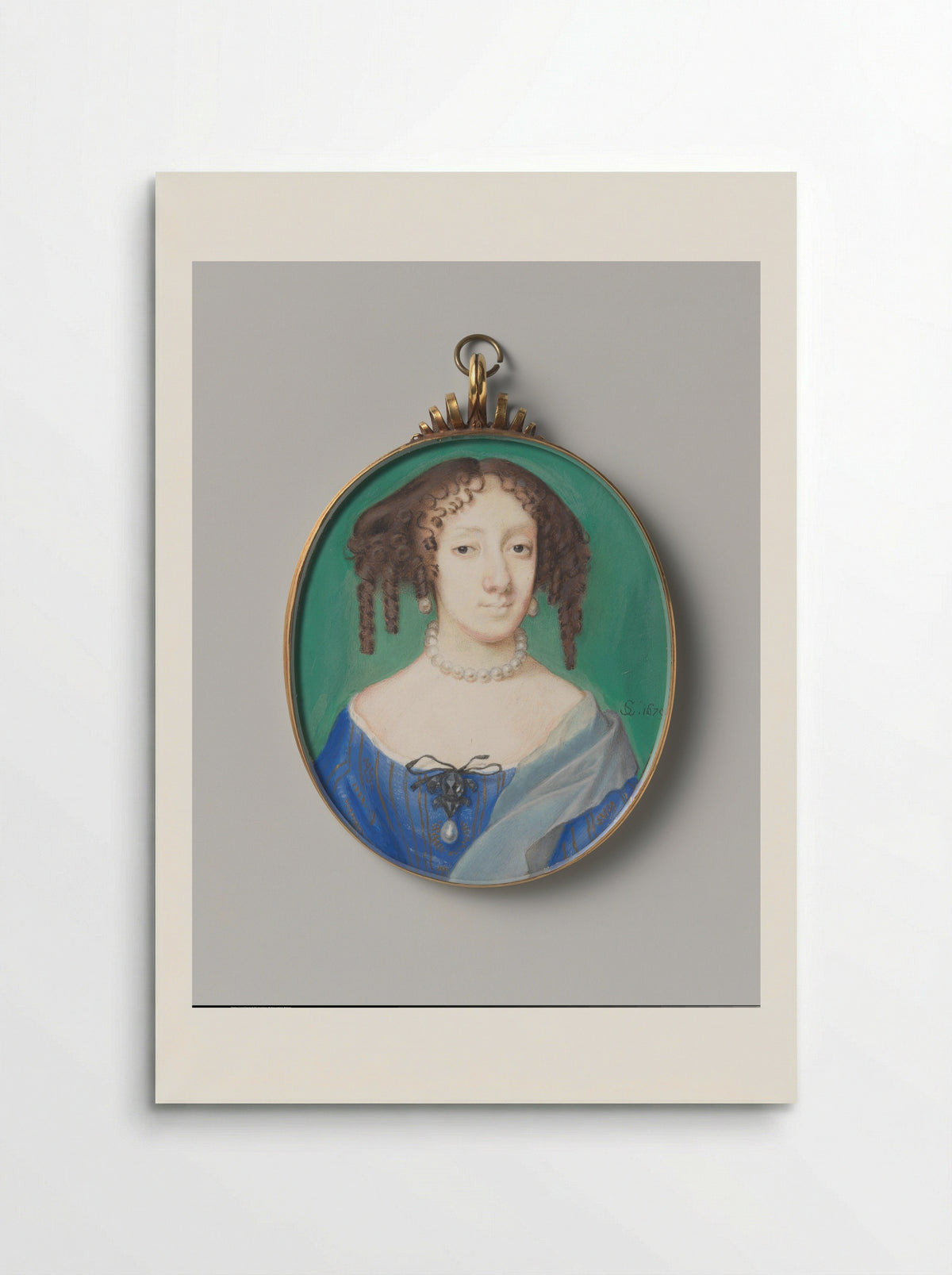 Portrait of Henrietta, Duchess of Orléans - Samuel Cooper - Poster