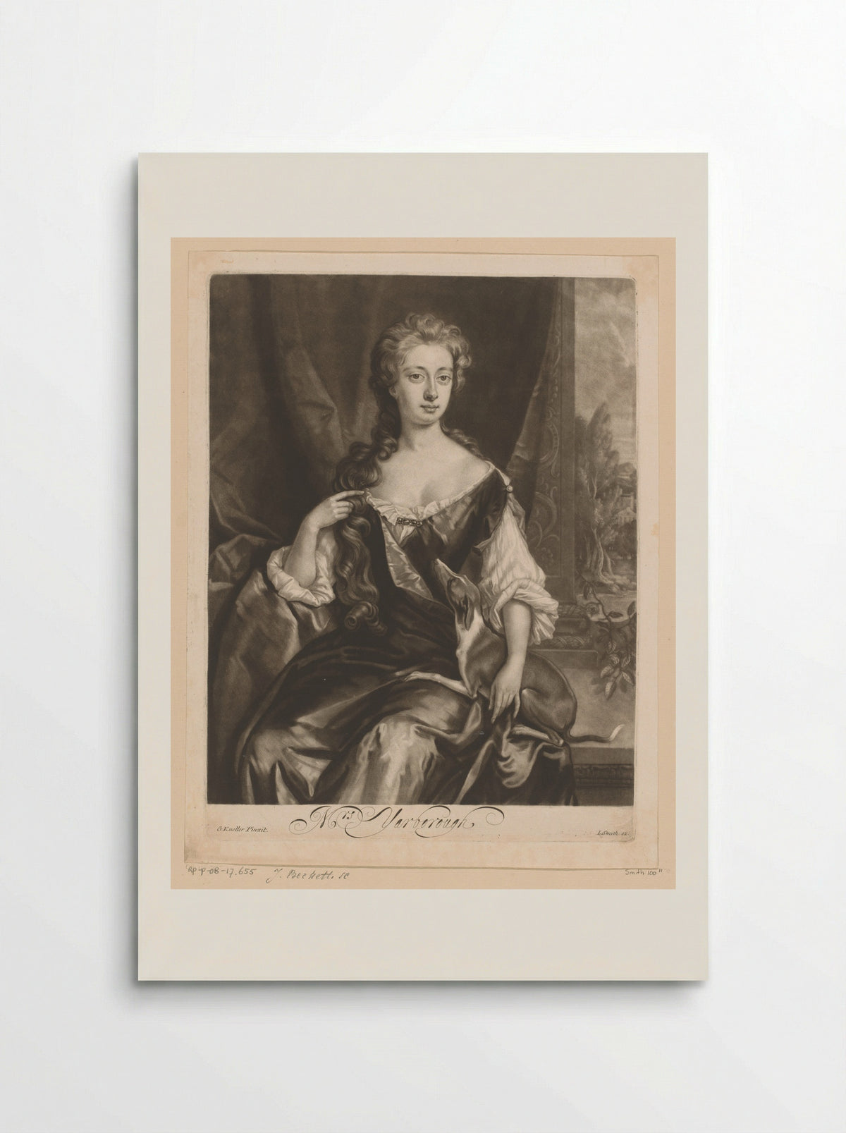 Portrait of Henrietta Maria Yarborough - Isaac Beckett - Poster