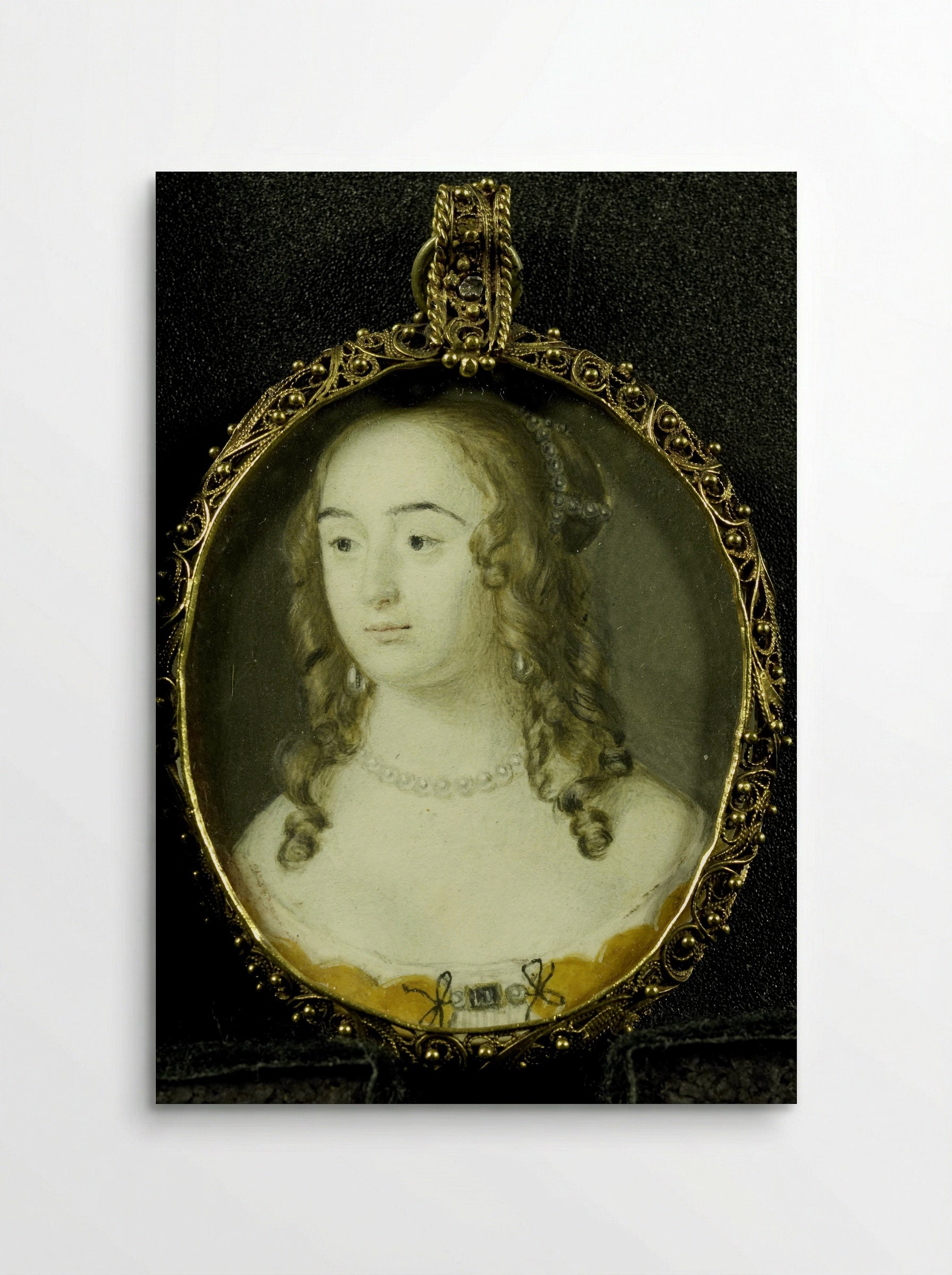 Portrait of Henriette Marie of the Palatinate - Alexander Cooper - Poster