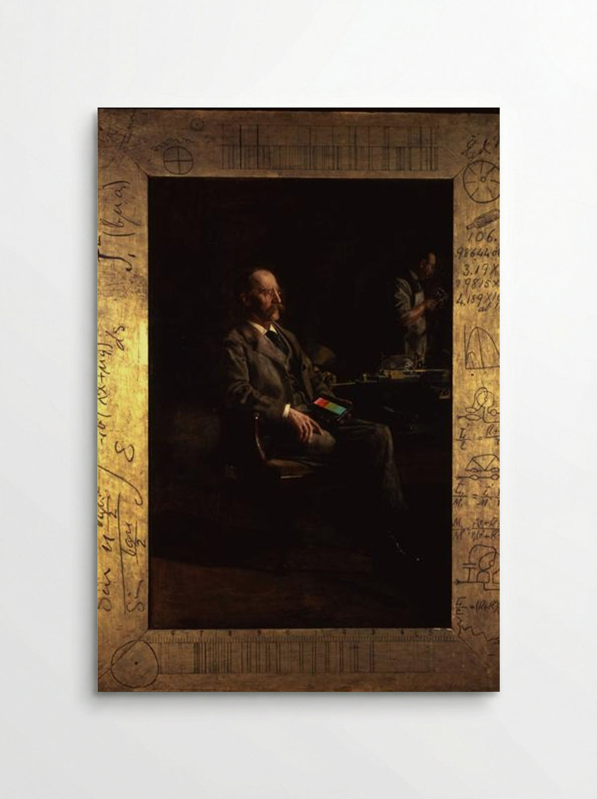 Portrait of Henry Augustus Rowland - Thomas Eakins - Poster