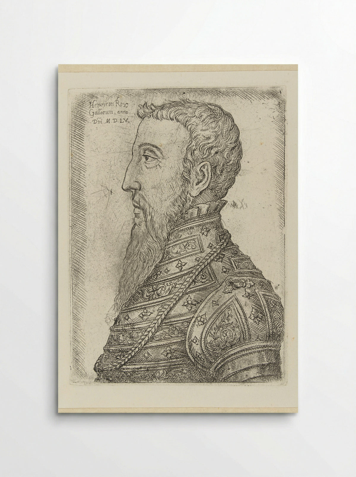 Portrait of Henry II of France - Jan Cornelisz. Vermeyen - Poster
