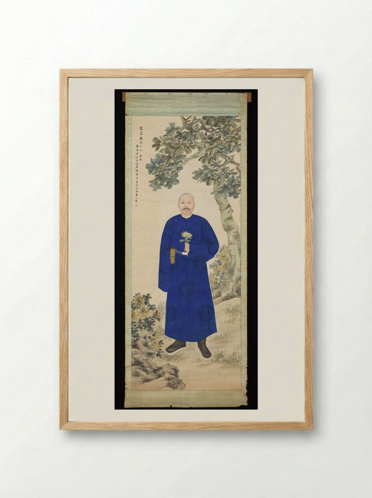 Portrait of Huang Jianyuan - Ding Shangyong - Framed Print Wood