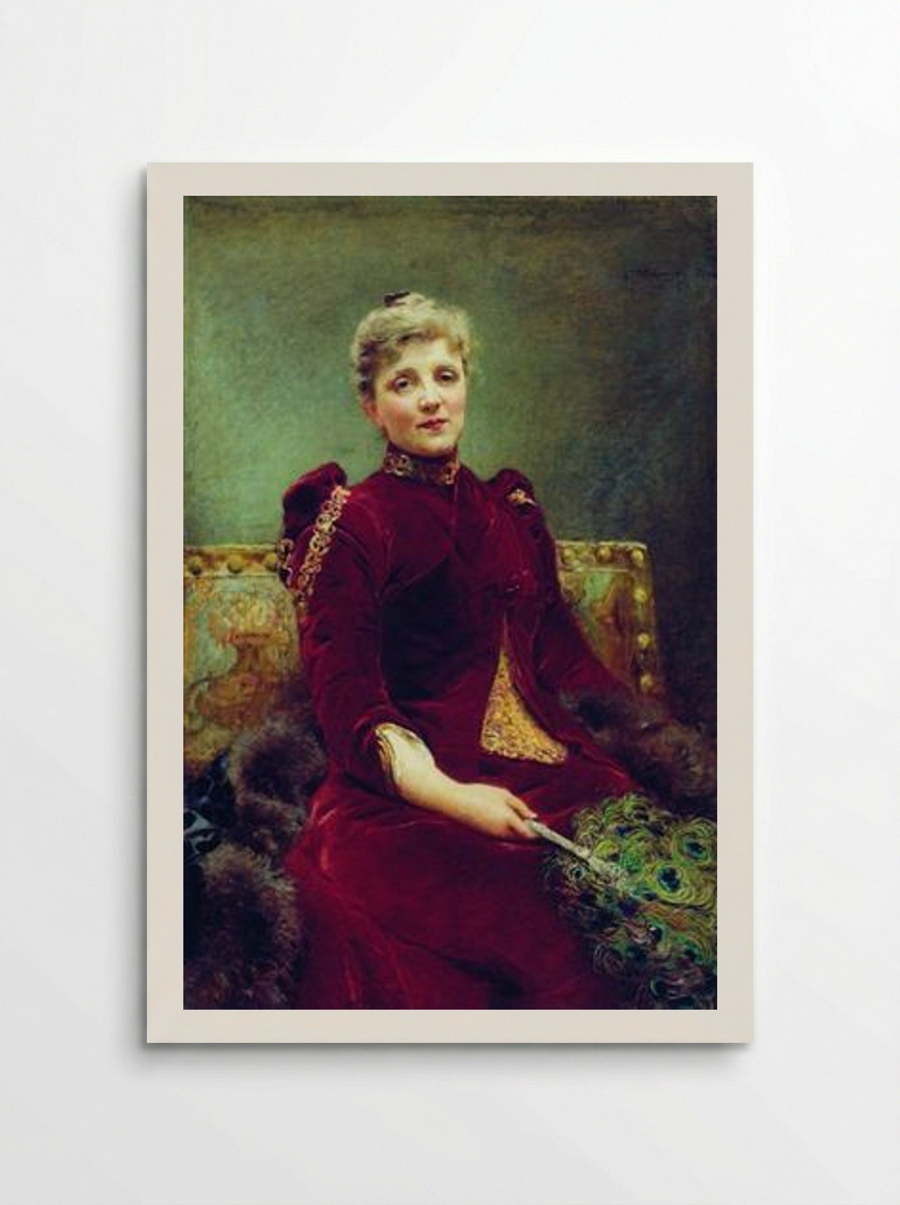 Portrait of Hudenkova - Konstantin Makovsky - Poster