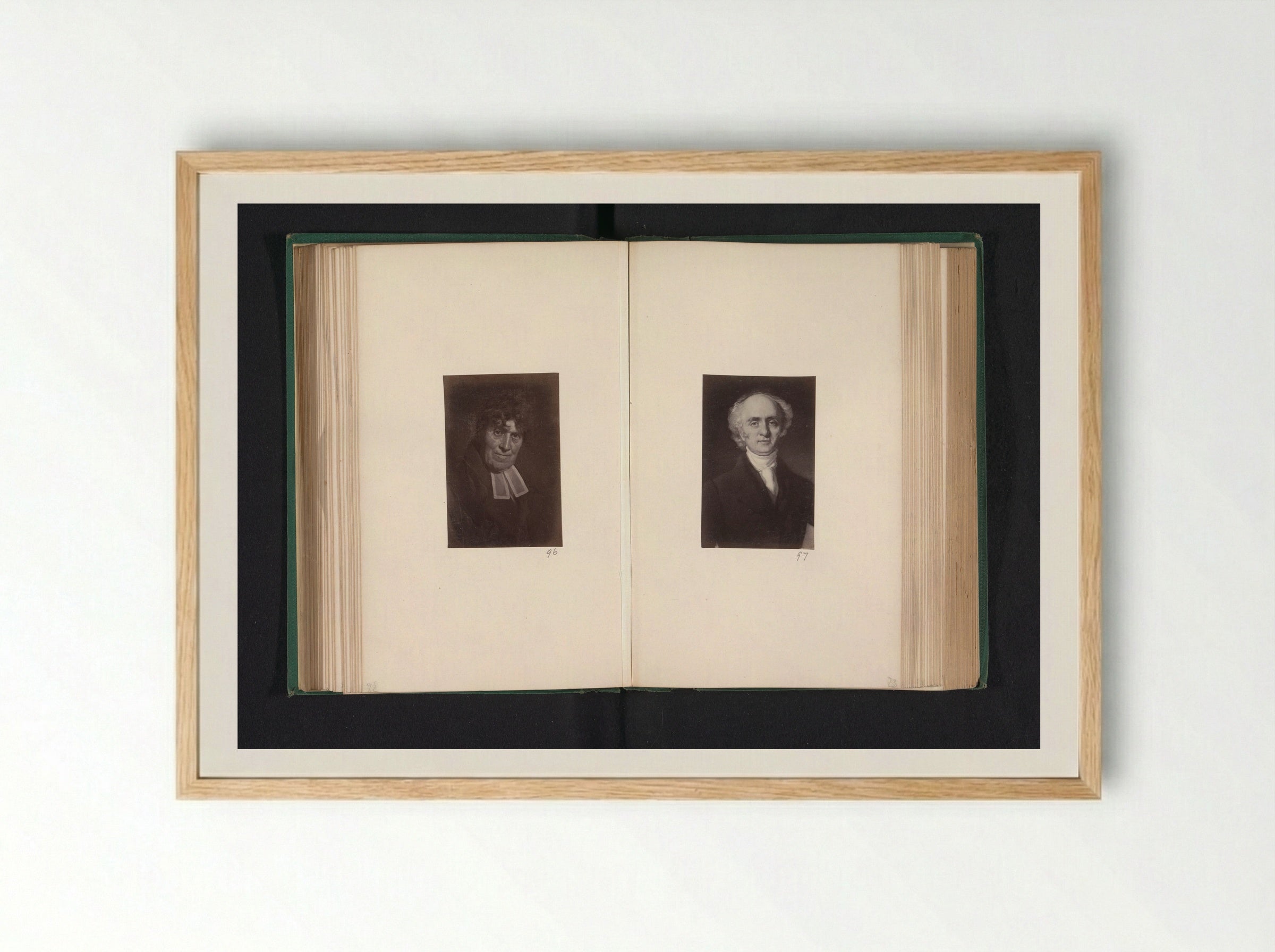 Portrait of Hugh Heugh - Thomas Annan - Framed Print Wood