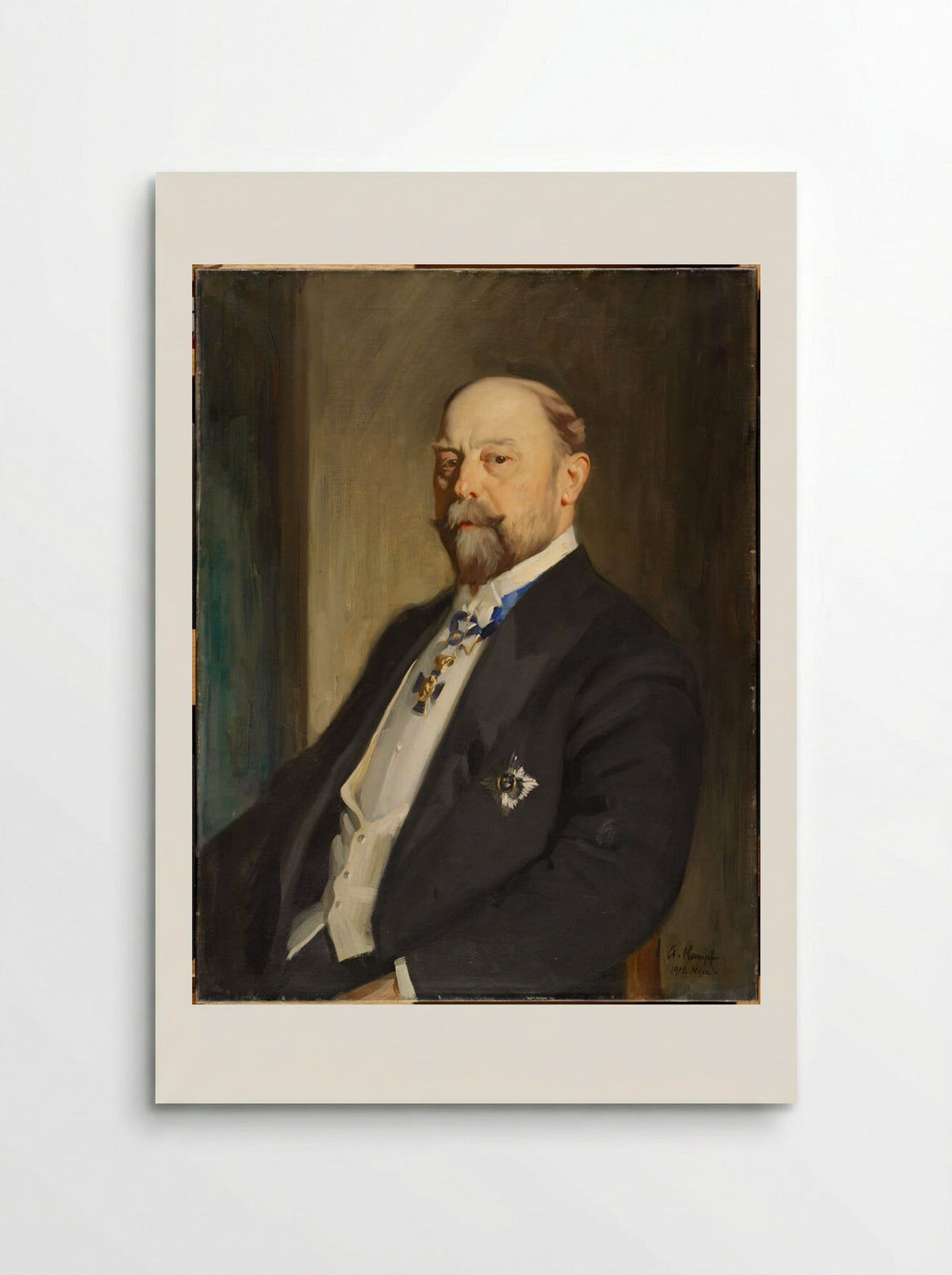 Portrait of Hugo Reisinger - Arthur Kampf - Poster