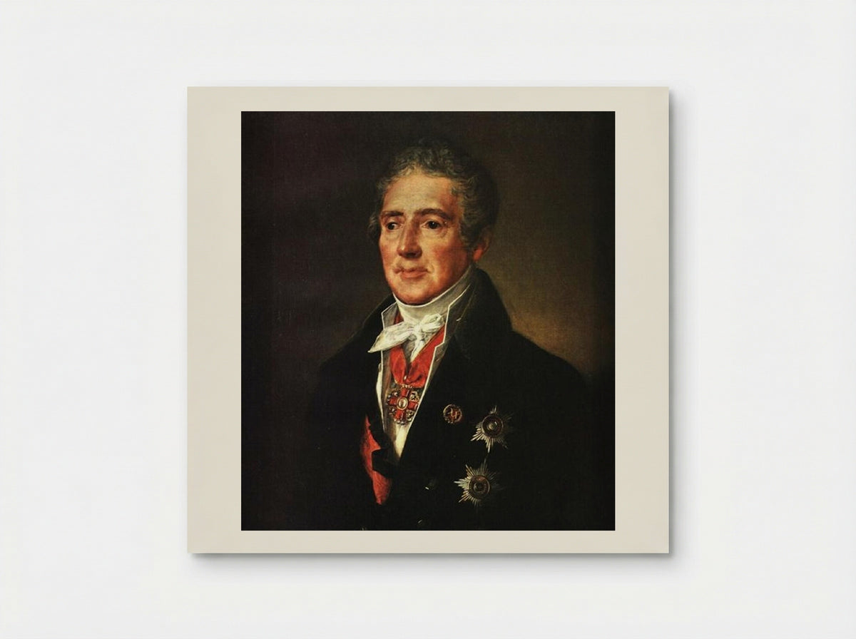 Portrait of I. I. Dmitriyev - Vasily Tropinin - Poster
