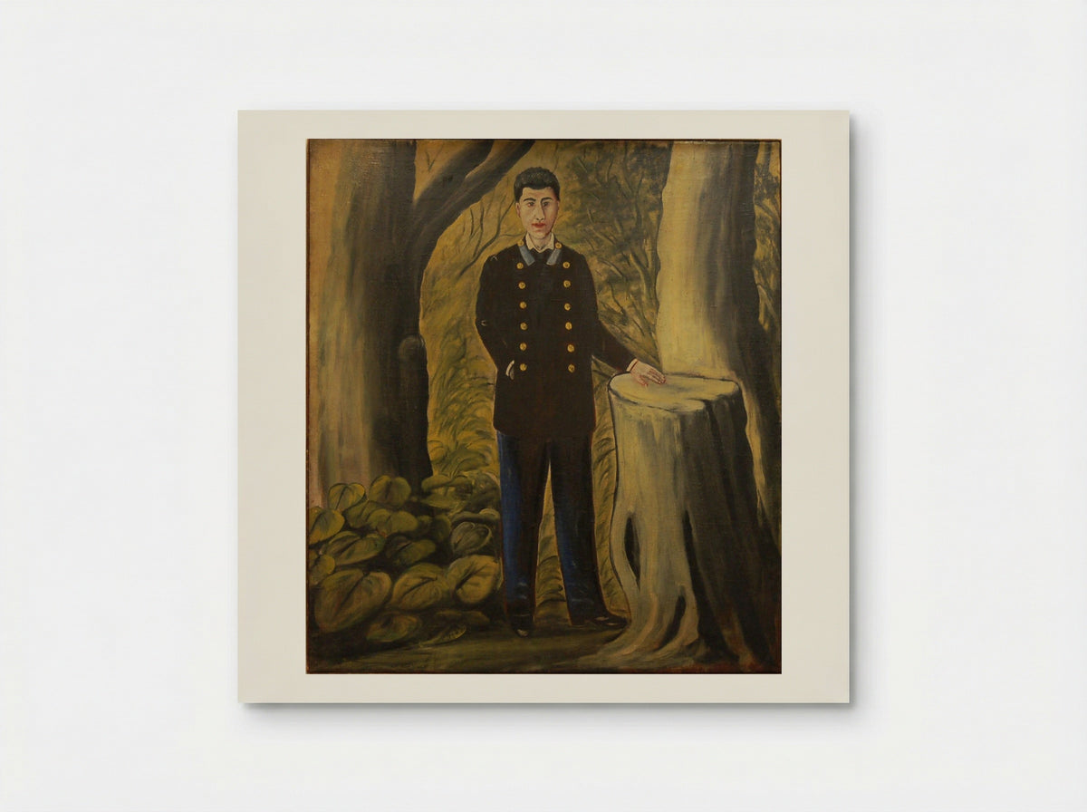 Portrait of Ilya Zdanevich - Niko Pirosmani - Poster