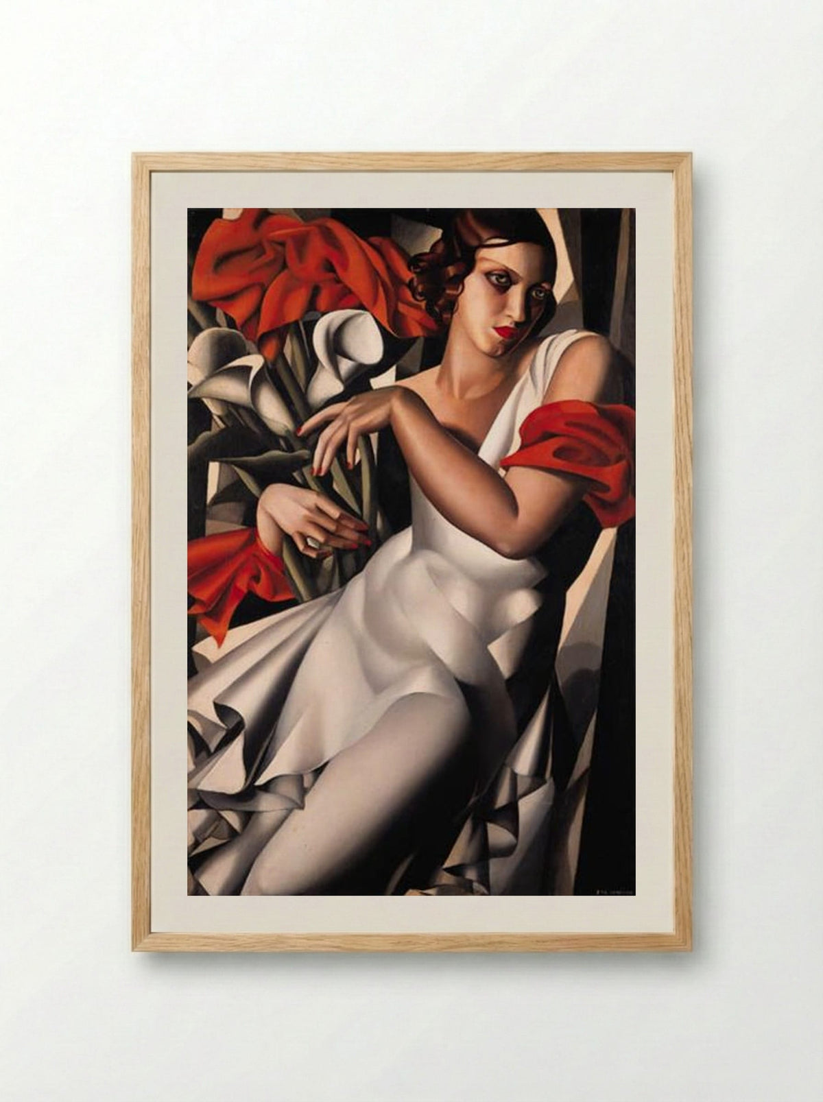 Portrait of Ira P. - Tamara de Lempicka - Framed Print Wood
