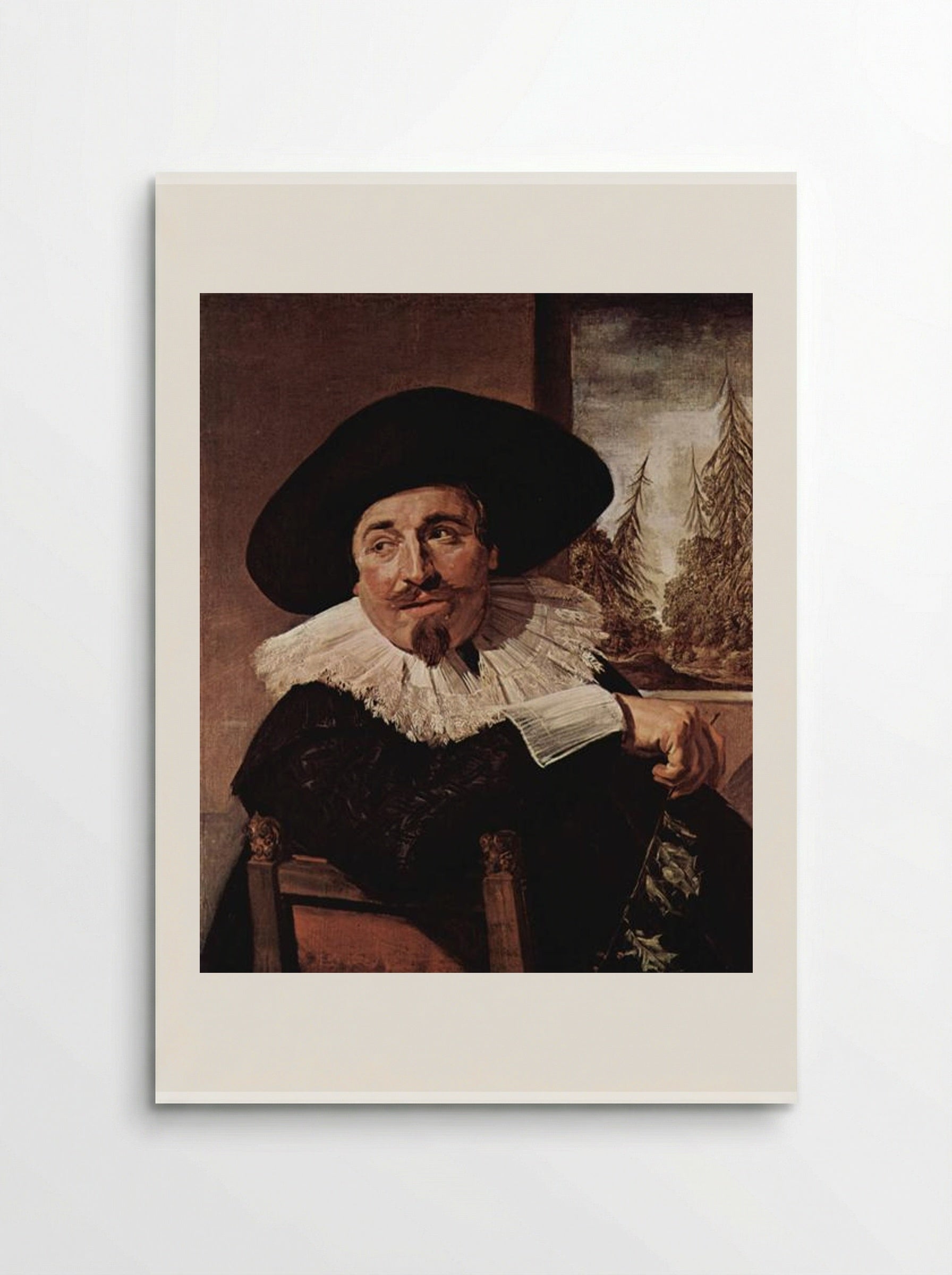 Portrait of Isaak Abrahamsz Massa - Frans Hals - Poster