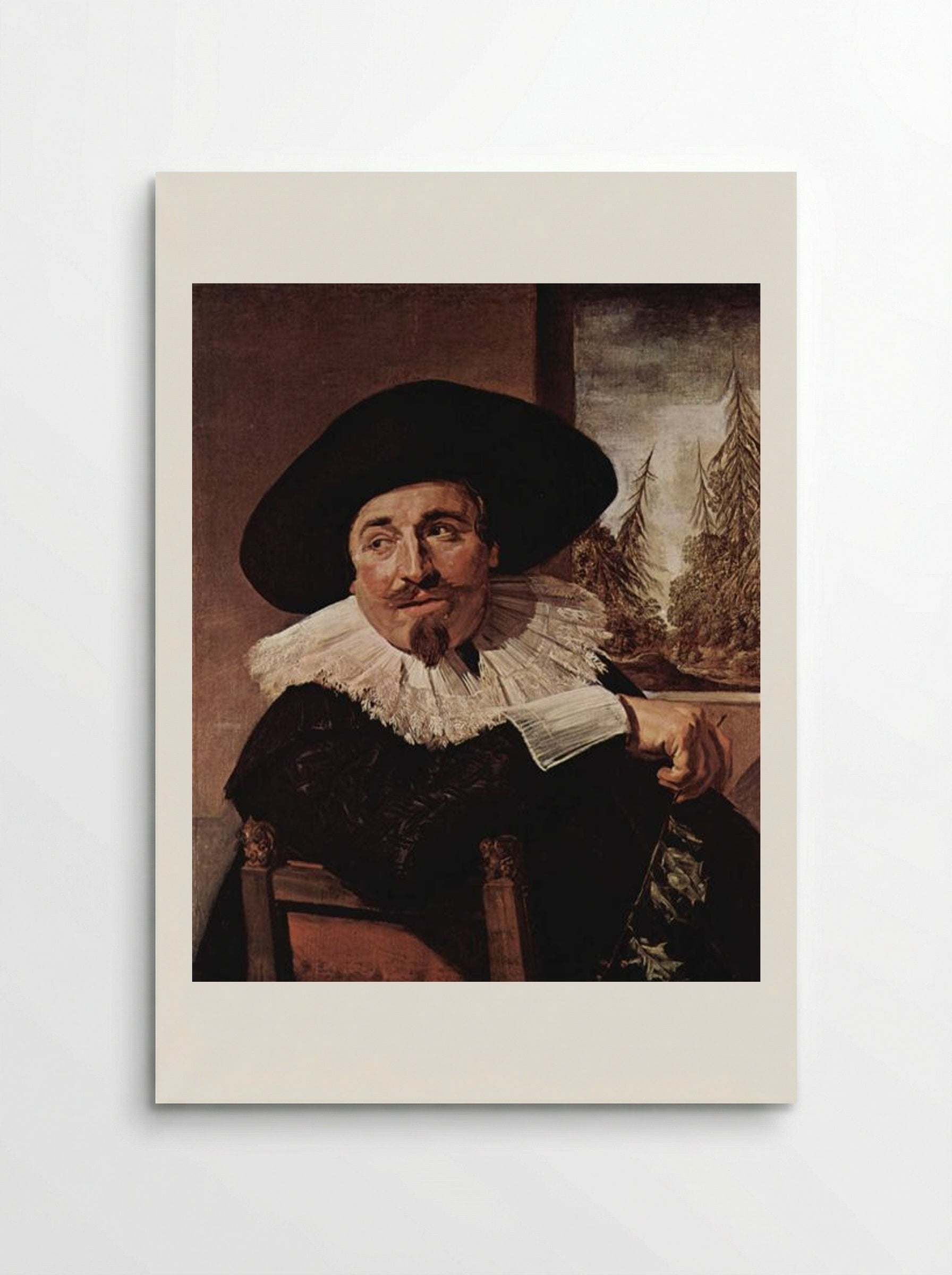 Portrait of Isaak Abrahamsz Massa - Frans Hals - Poster